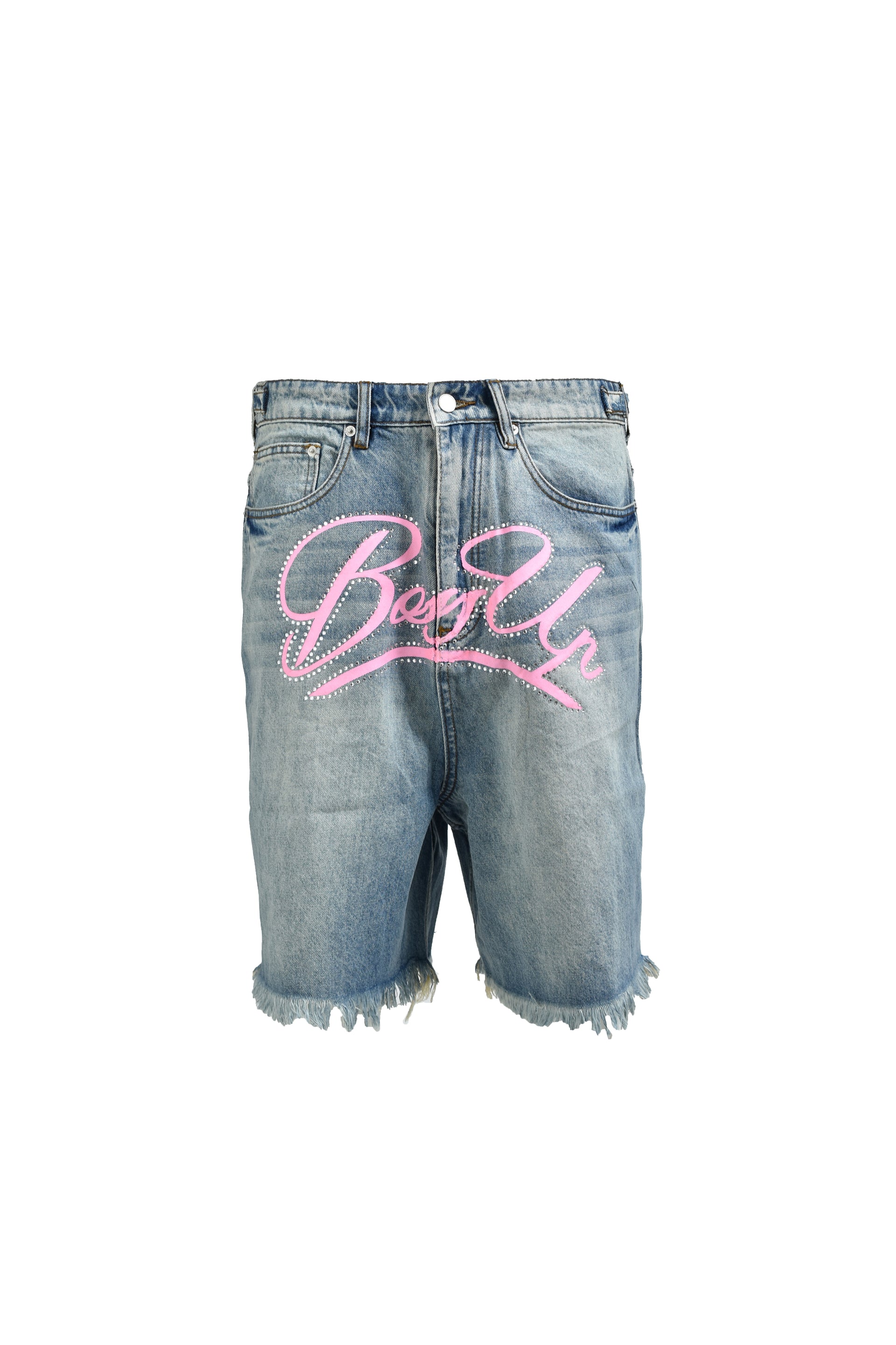 BossUp ARCH SHORT JEANS / BLU