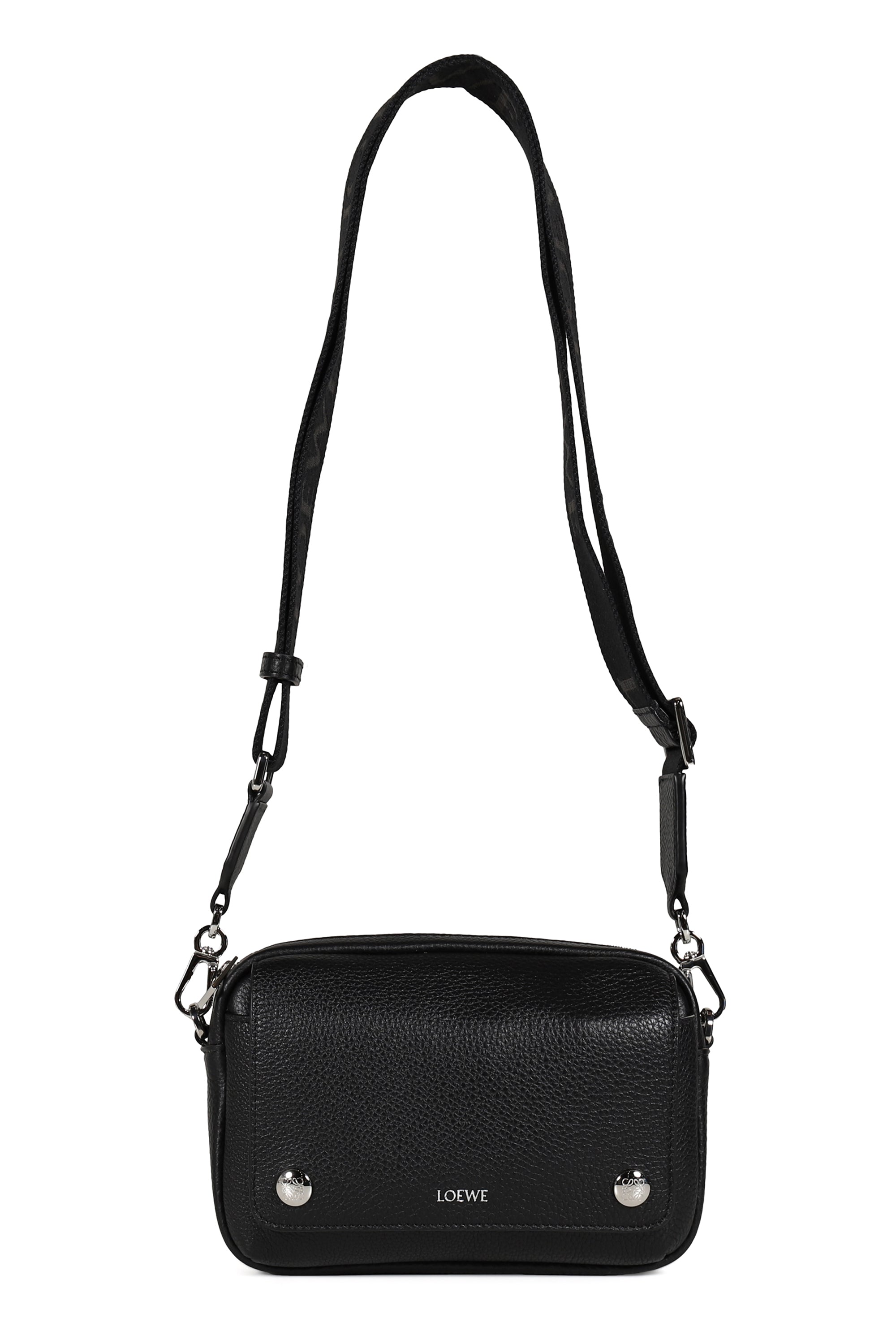 LOEWE FW25 PUZZLE LARGE BIKER / BLACK - NUBIAN