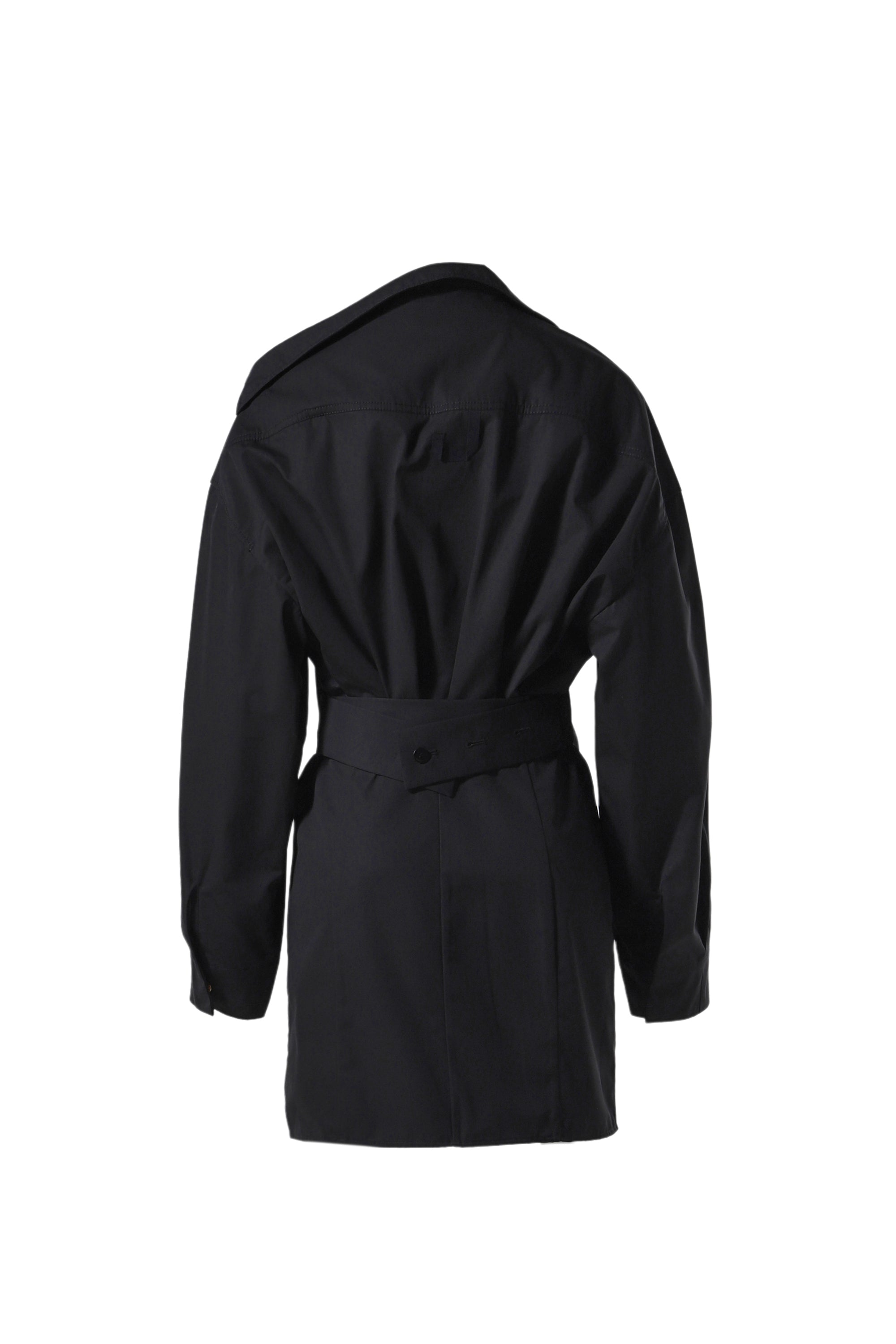 JACQUEMUS LA MINI ROBE CHEMISE / BLACK