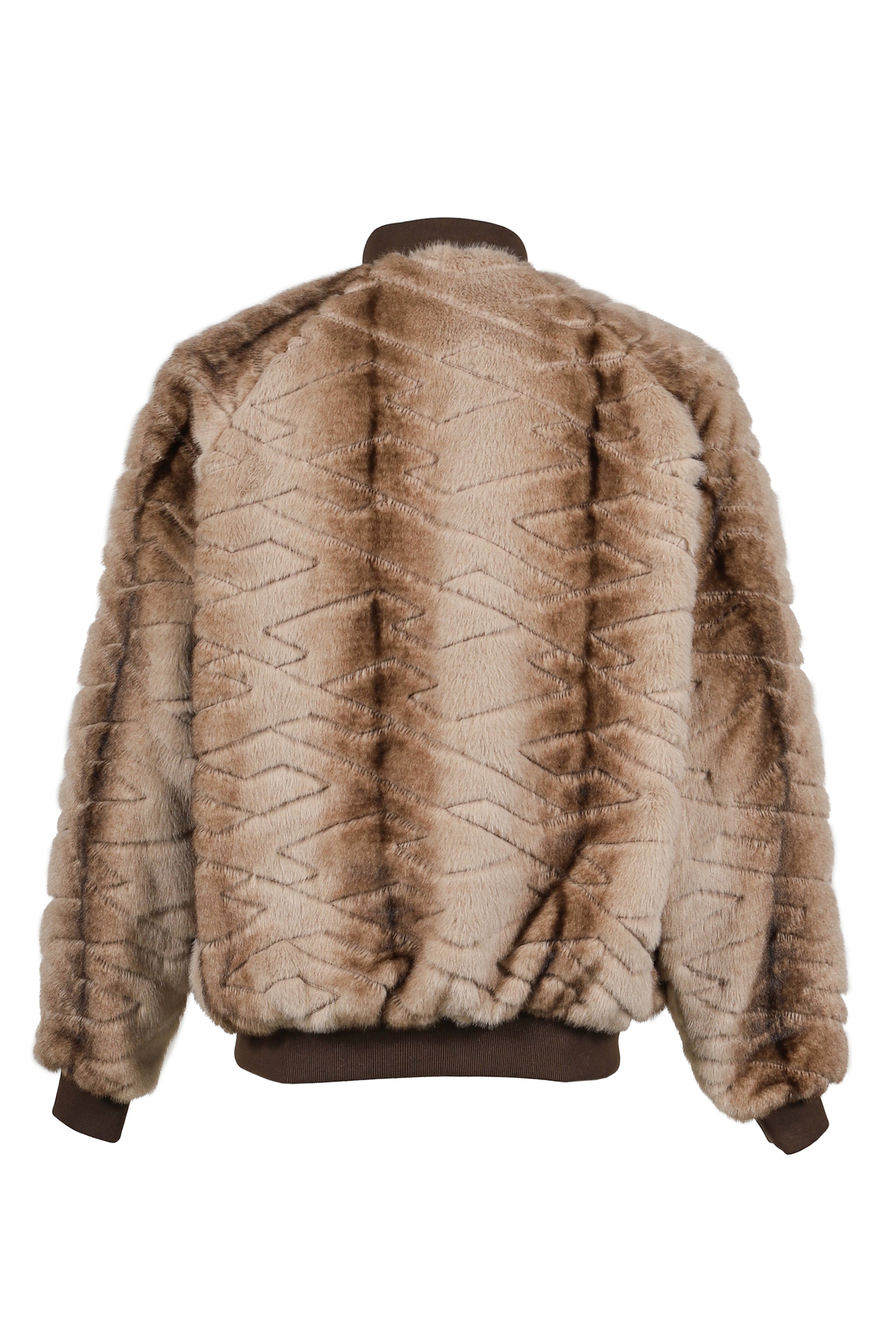 T QUILT FUR MA-1 / BRW