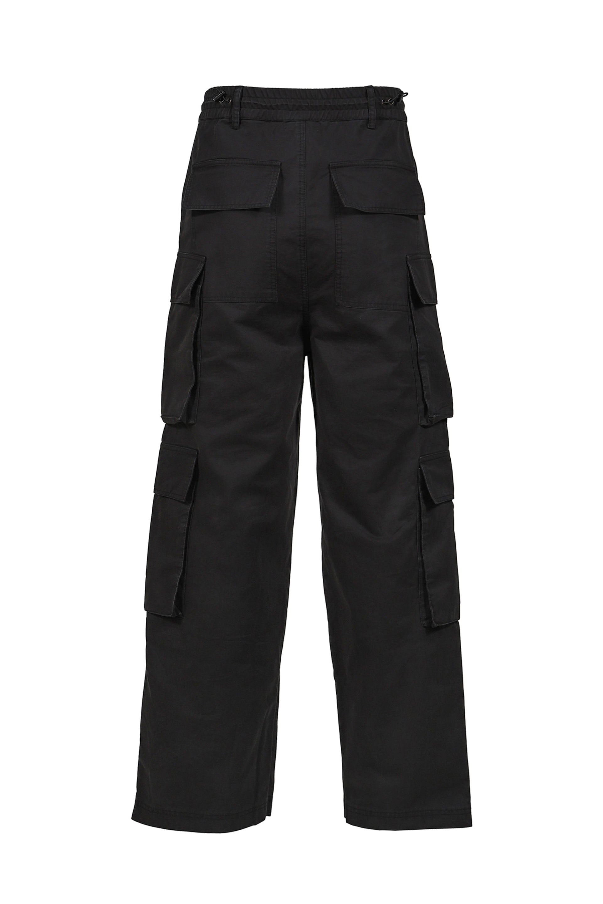 RAVE CARGO PANTS / WASHED BLK