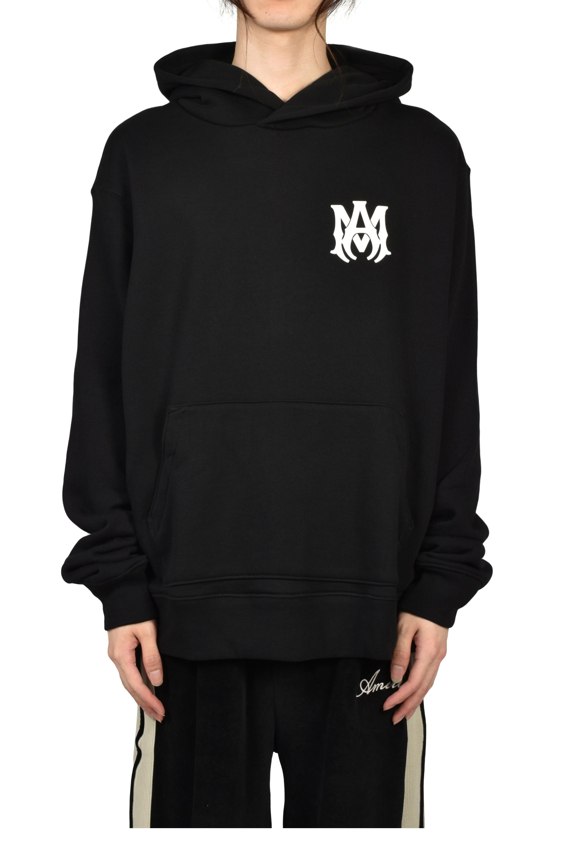 トップス AMIRI LOGO HOODIE sweatpants AMIRI アミリ FW26 MA CORE LOGO HOODIE / BLK - NUBIAN ヌビアン