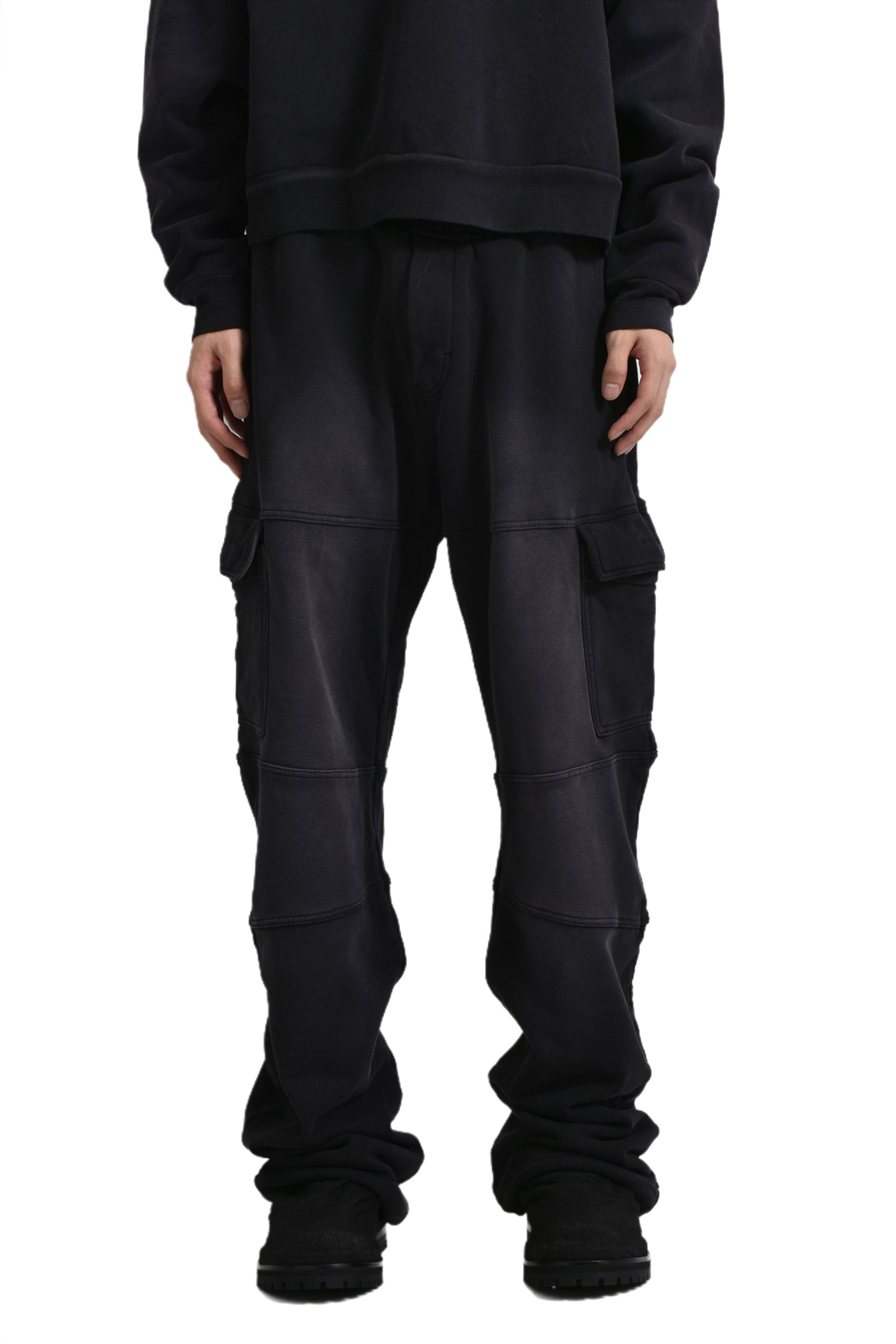 1017 ALYX 9SM アリクス FW24 ALYX FLEECE CARGO PANTS/BLK - NUBIAN