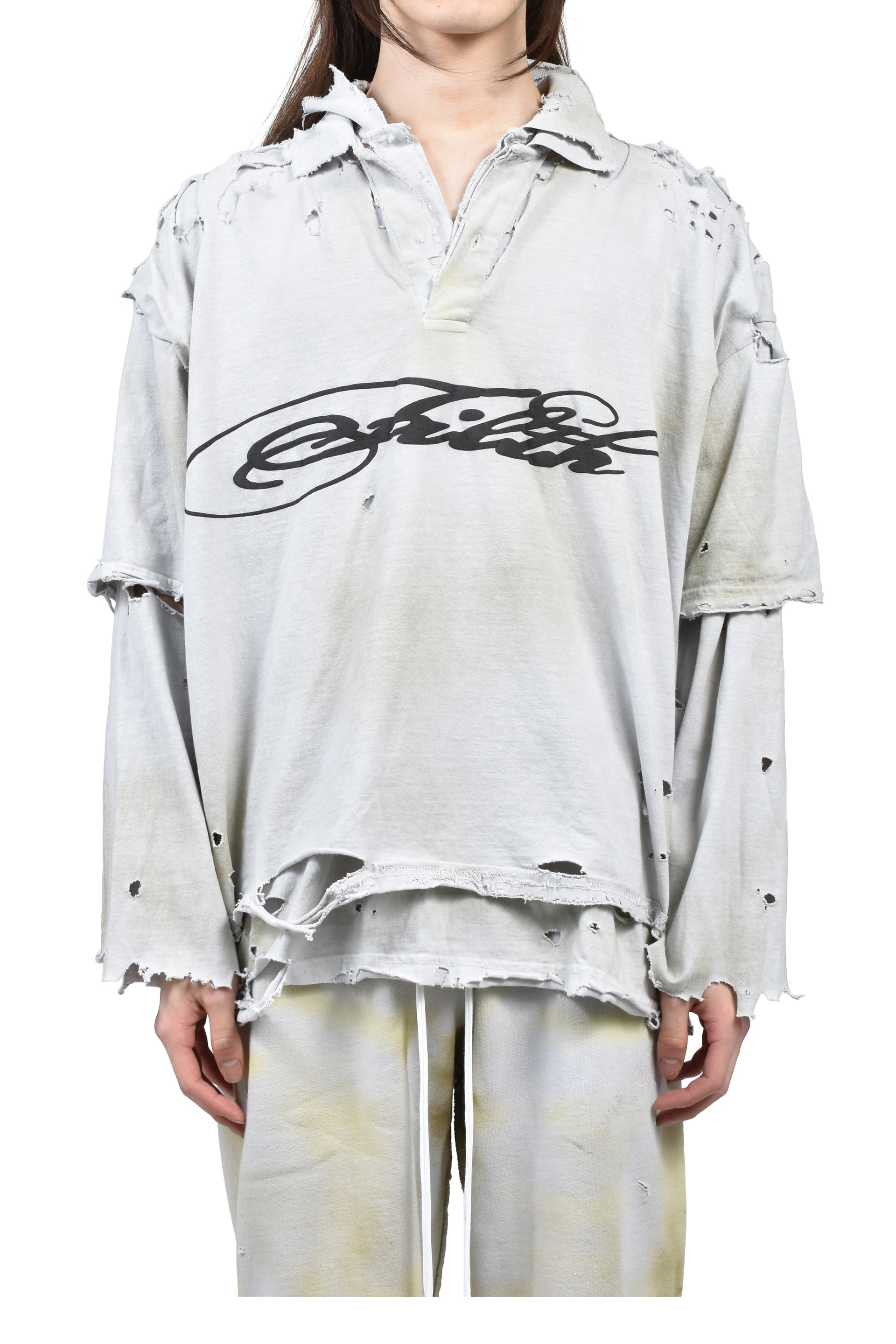 FRAT LONG SLEEVE / DIRT DIRTY WHT