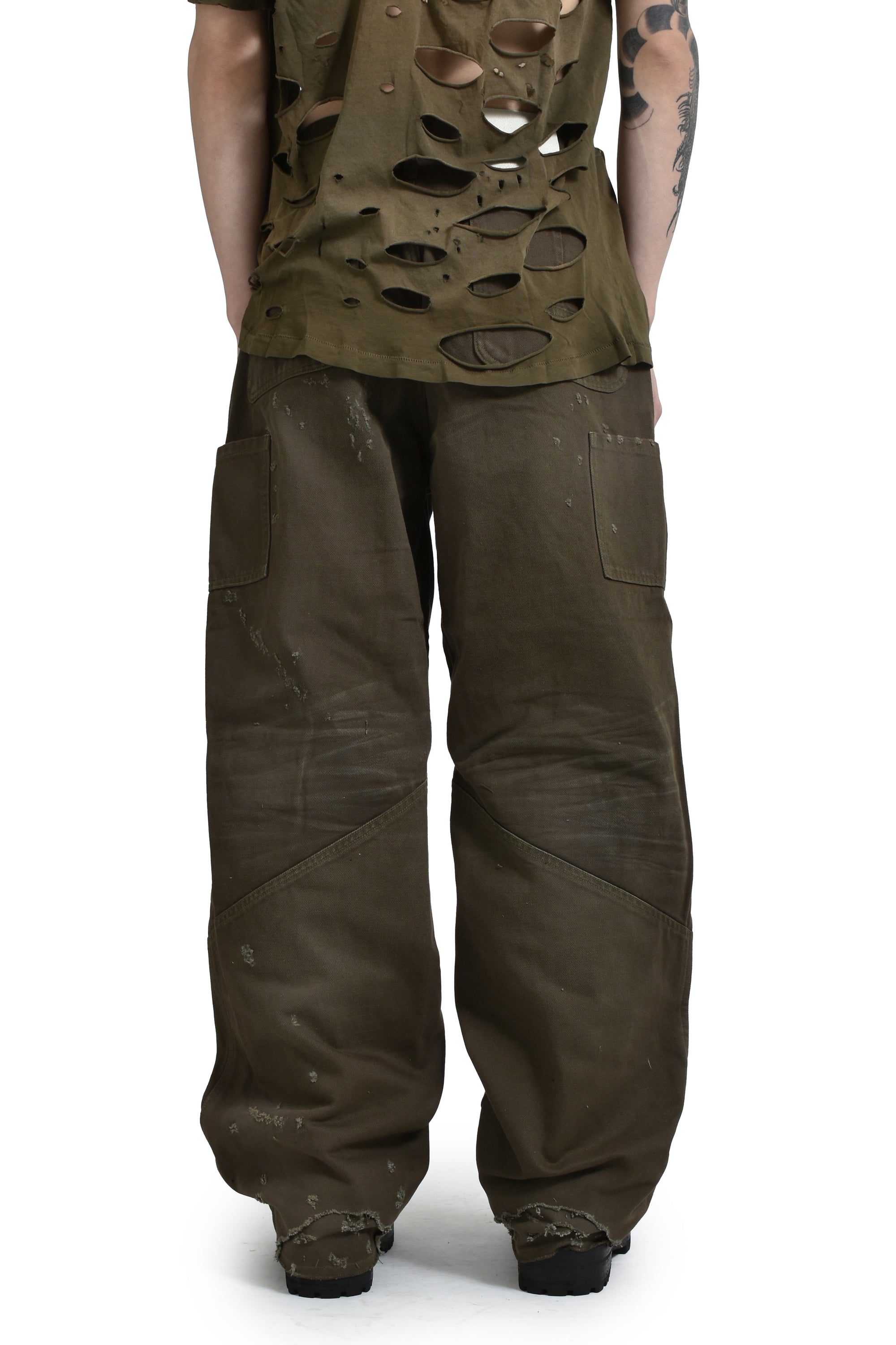 ALEXANDER DIGENOVA UNDERGROUND PAINTER PANTS / ARMY GRN