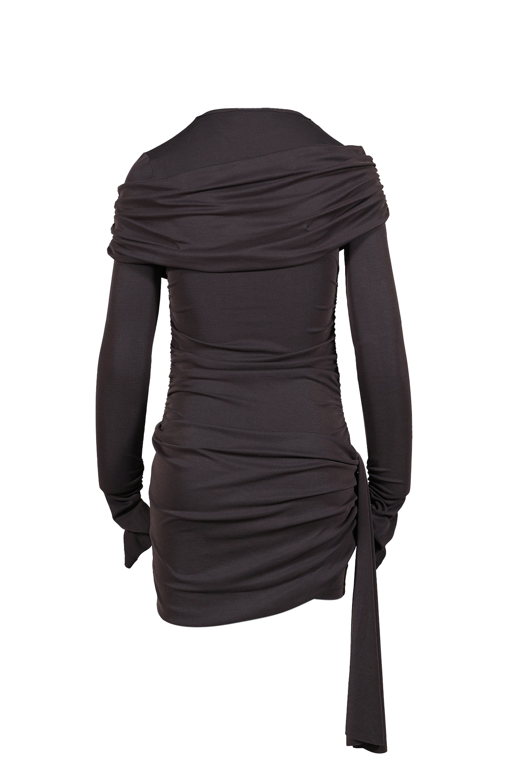 VIRGO MINI DRESS / GRAPGITE