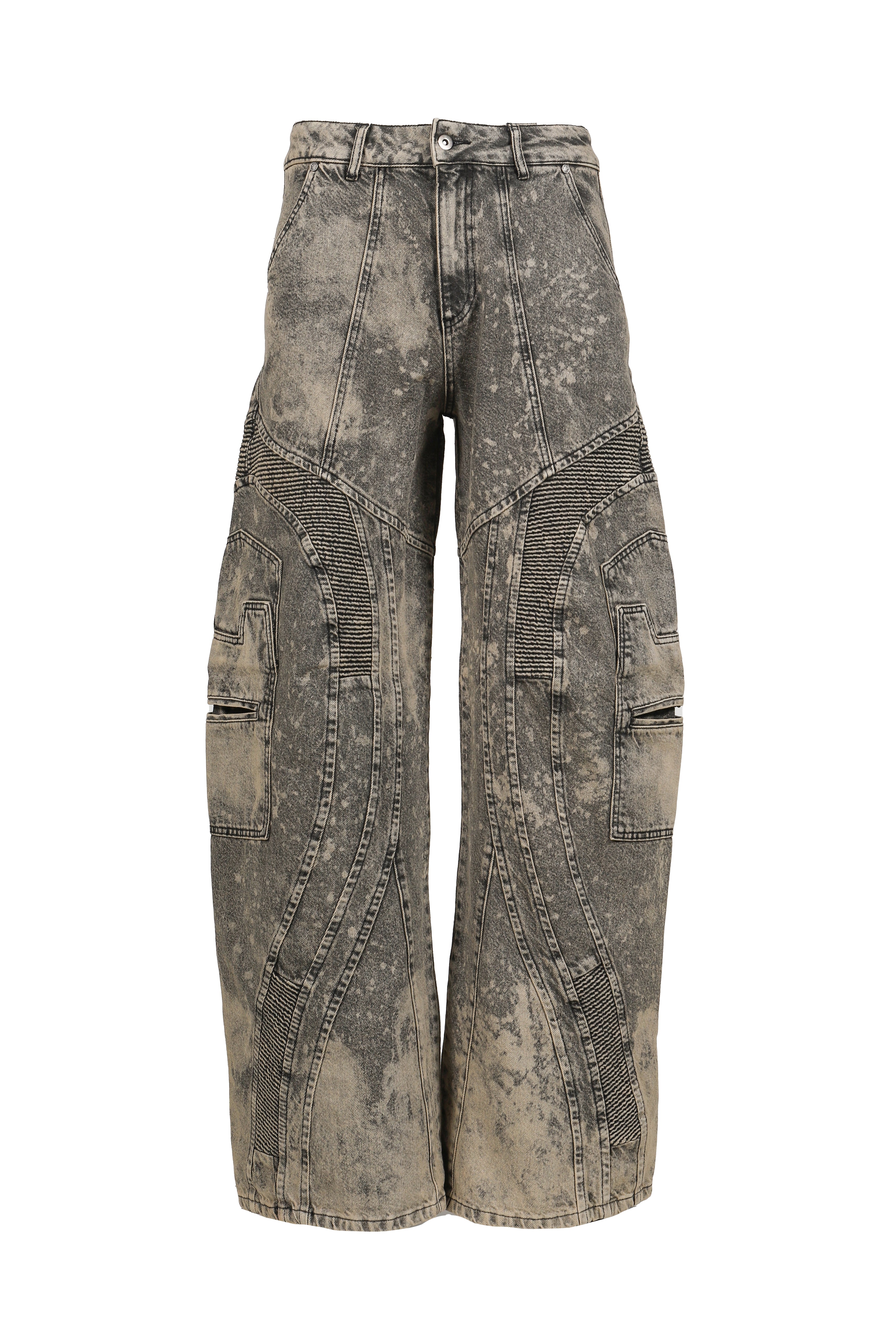 FINE CHAOS ファインカオス FW25 VAIN'S FLOW DENIM PANTS / ORG