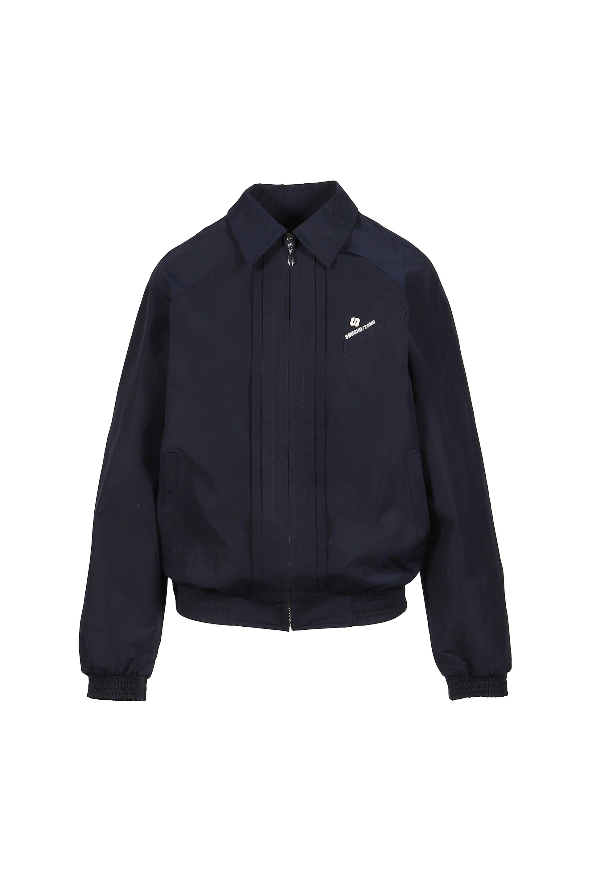 TUCK DETAIL SPORT JACKET / NVY