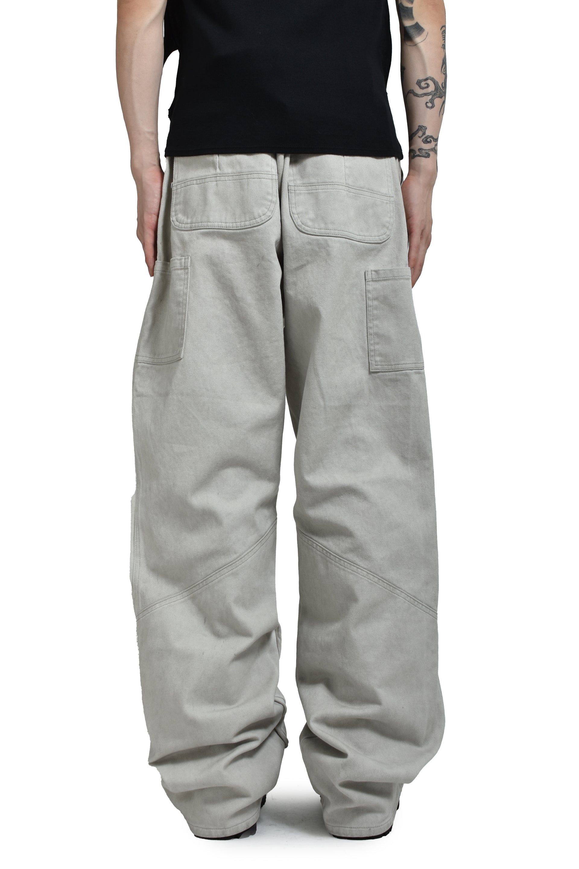 UNDERGROUND CUT OUT PANTS / MELT LOCK DIRTY WHT