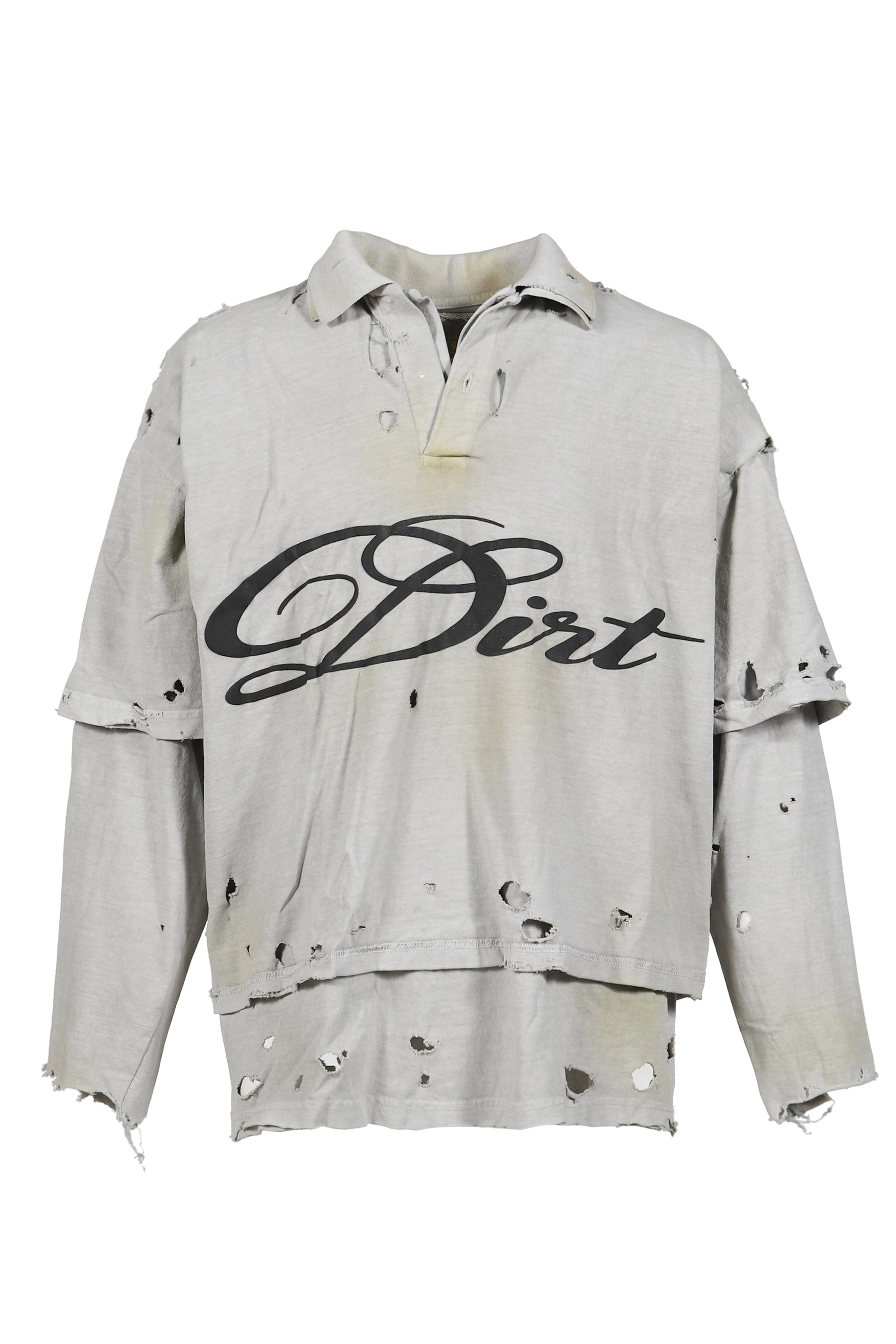 FRAT LONG SLEEVE / DIRT DIRTY WHT