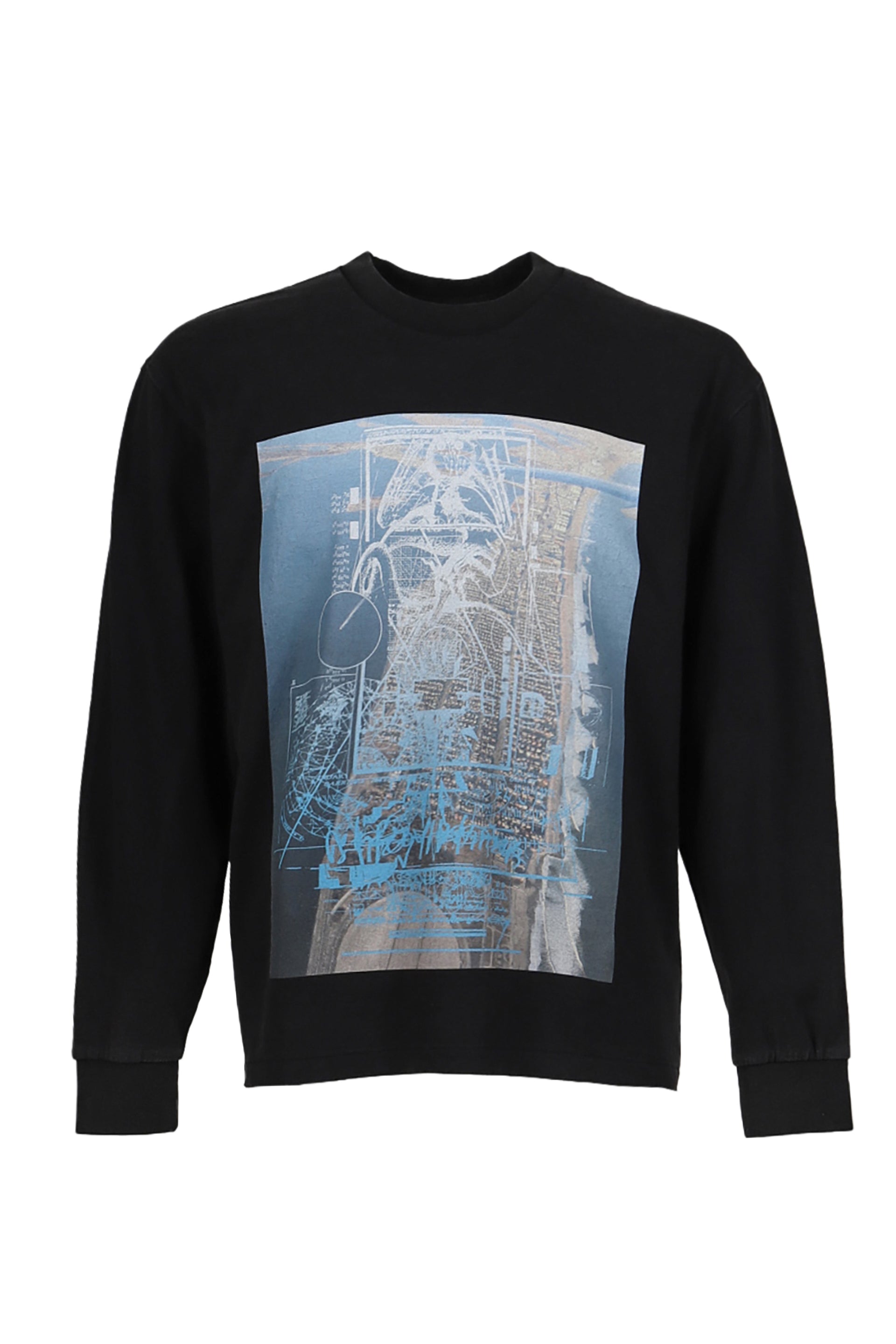 SHT LONG ISLAND L/S TEE / BLK
