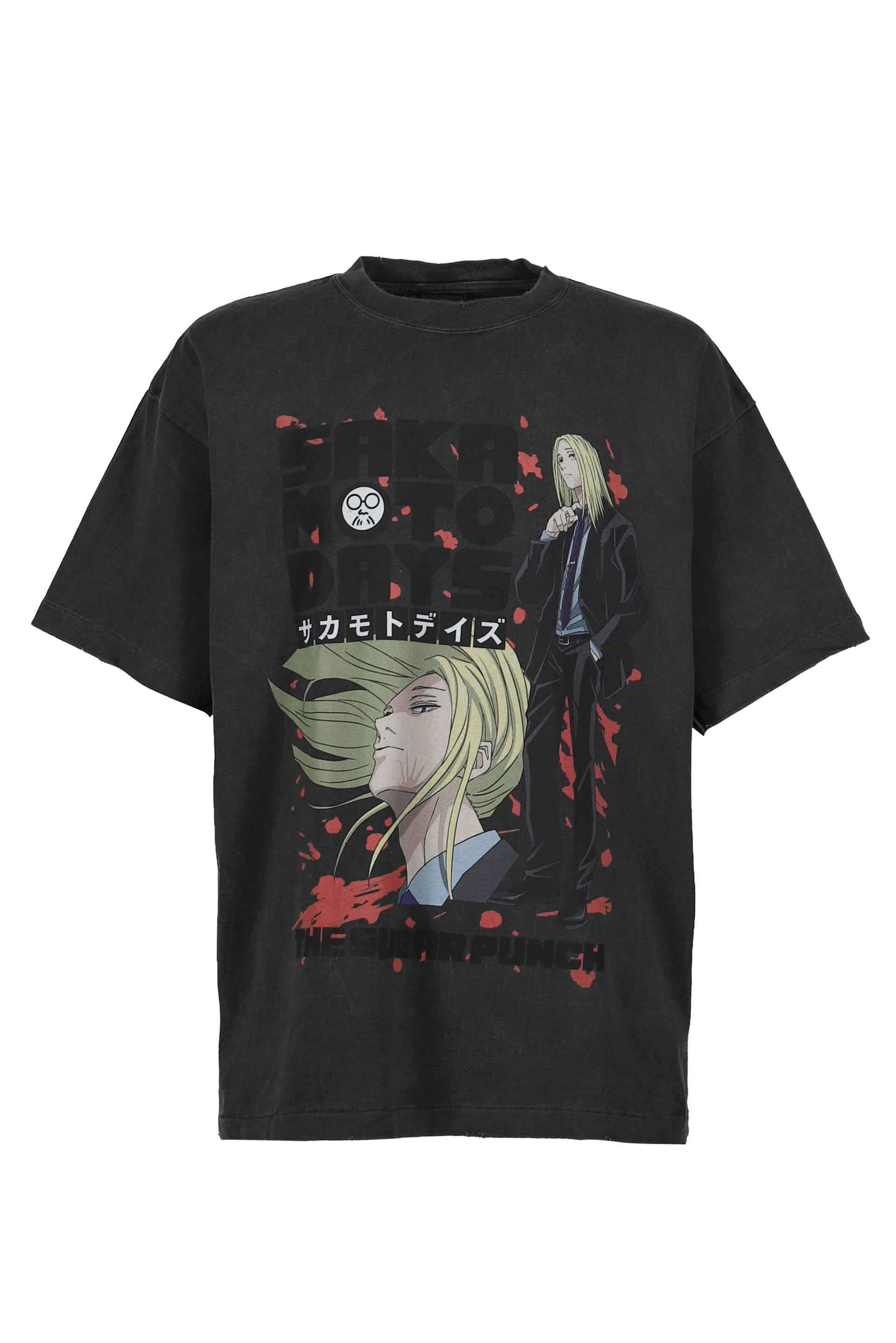 S/S T-SHIRT (SHISHIBA) / BLK