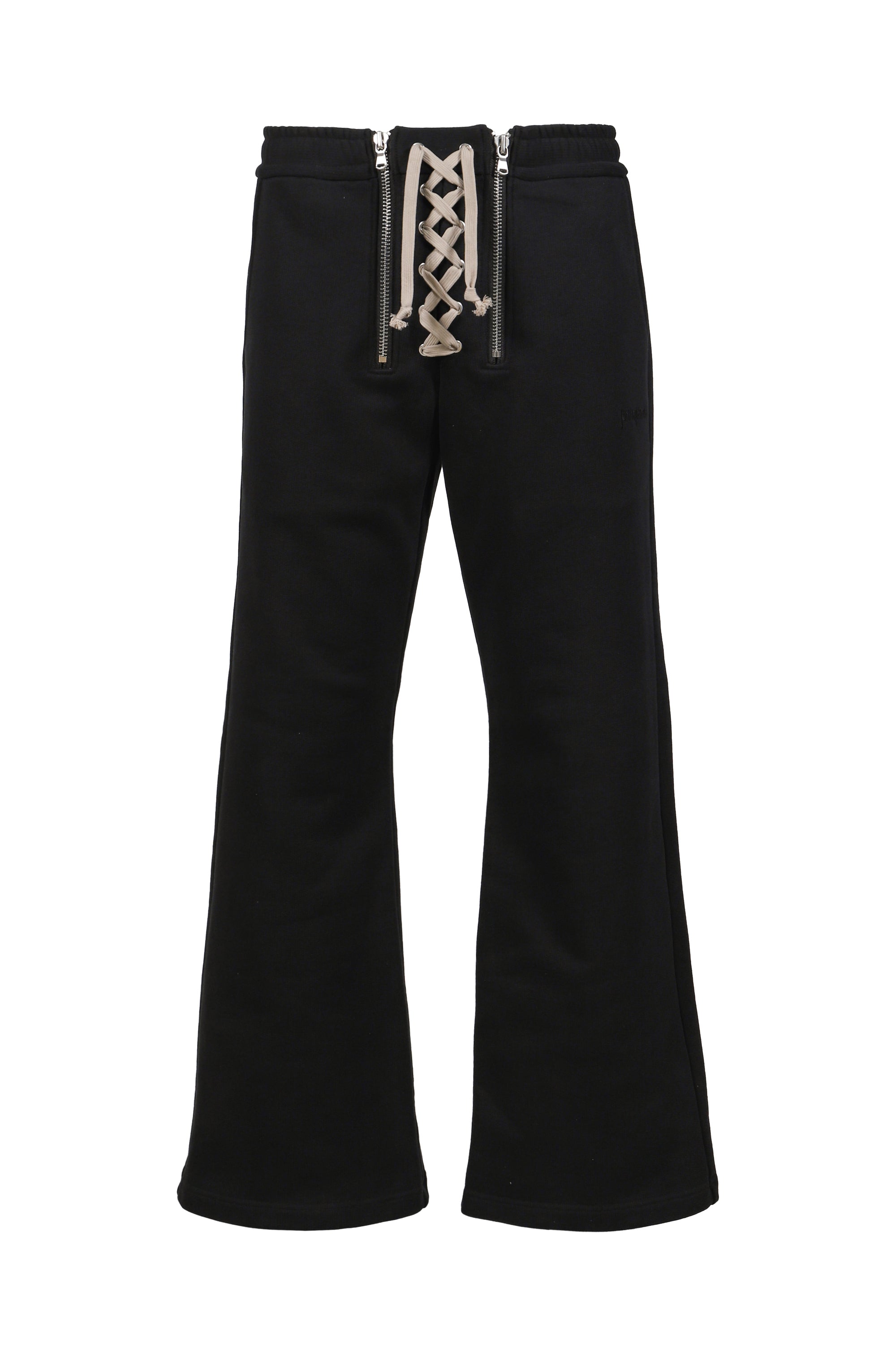 JUN/NAKAYAMA ジュンナカヤマ SS26 CLASSIC FLARE SWEATPANTS / BLK