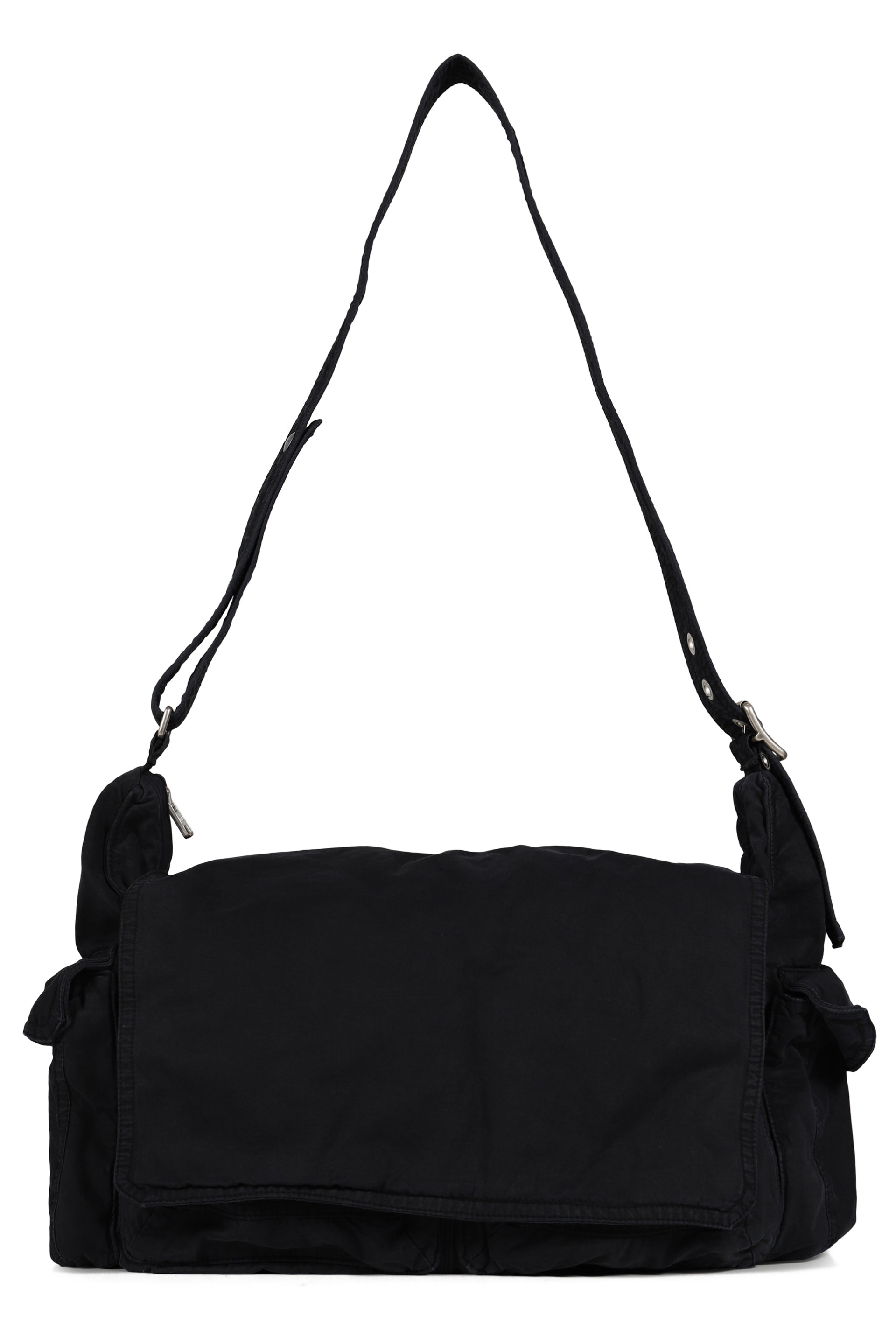 TWILL CARGO BAG WOVEN / BLK