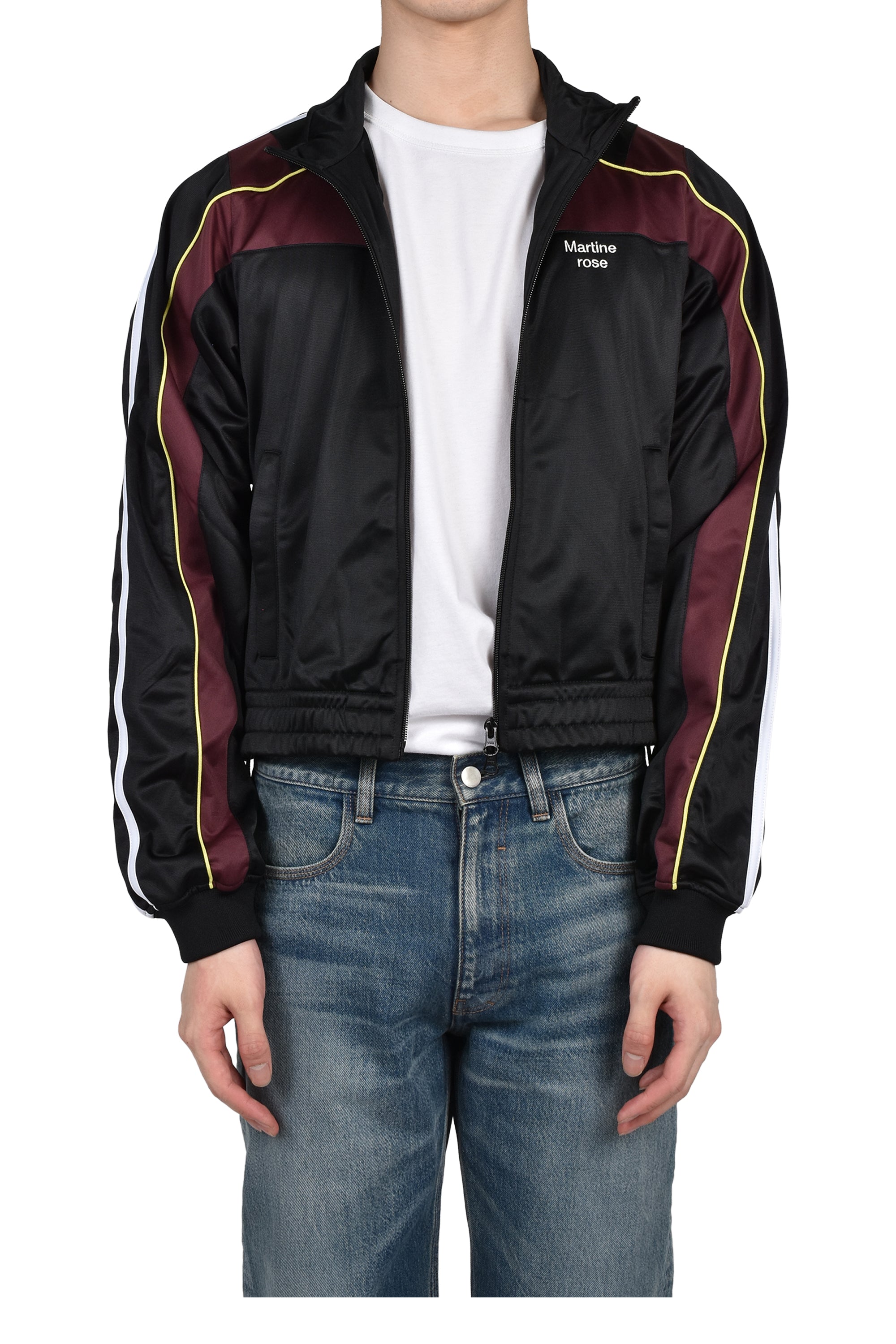 Martine Rose マーティン ローズ SS26 SHRUNKEN TRACK JACKET / BLK