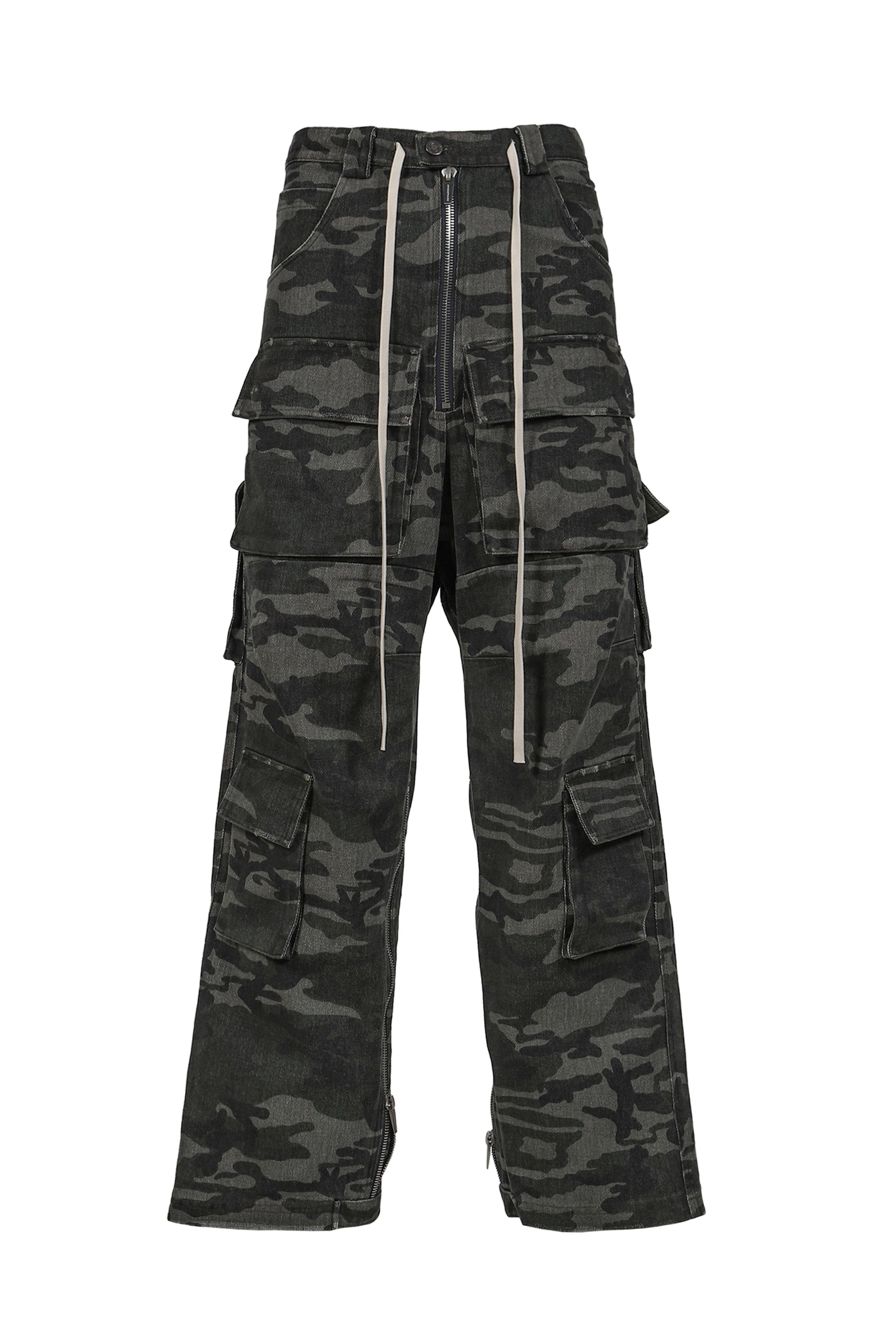 CAMO CARGO PANTS / WOODLAN CAMO