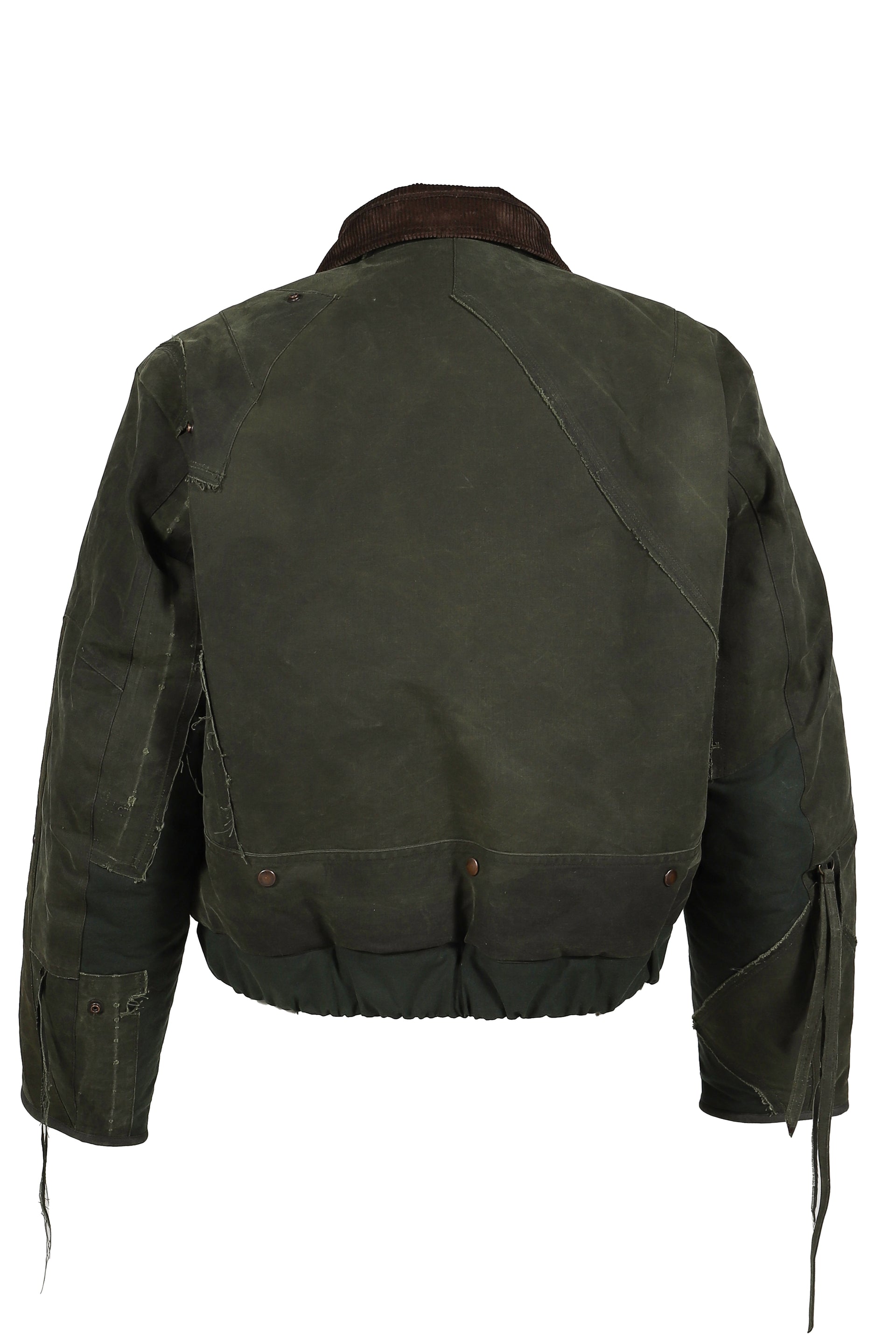 BOMBER PATCHWORK JACKET / GRN