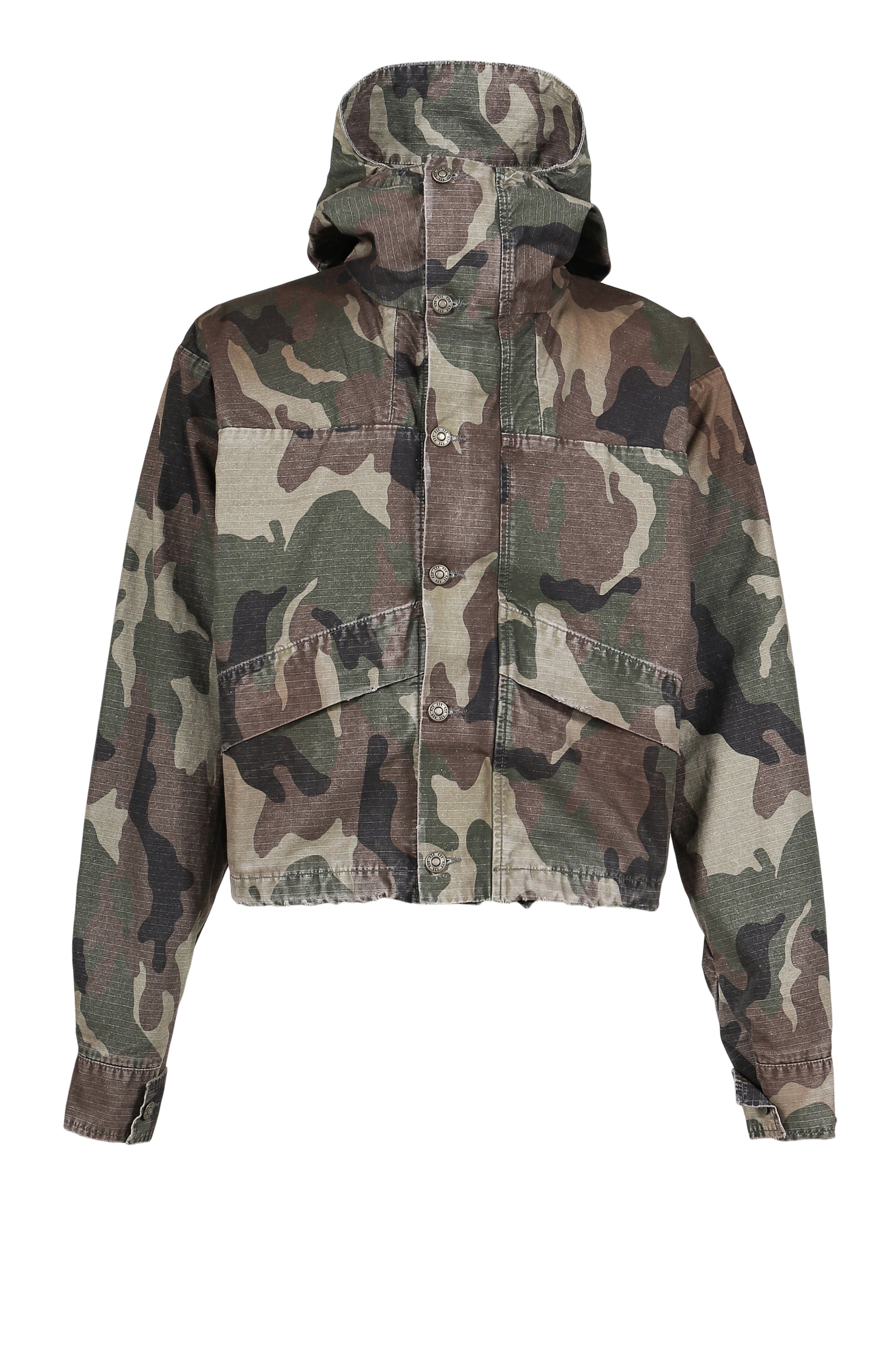 CROPPED PARKA / CAMO