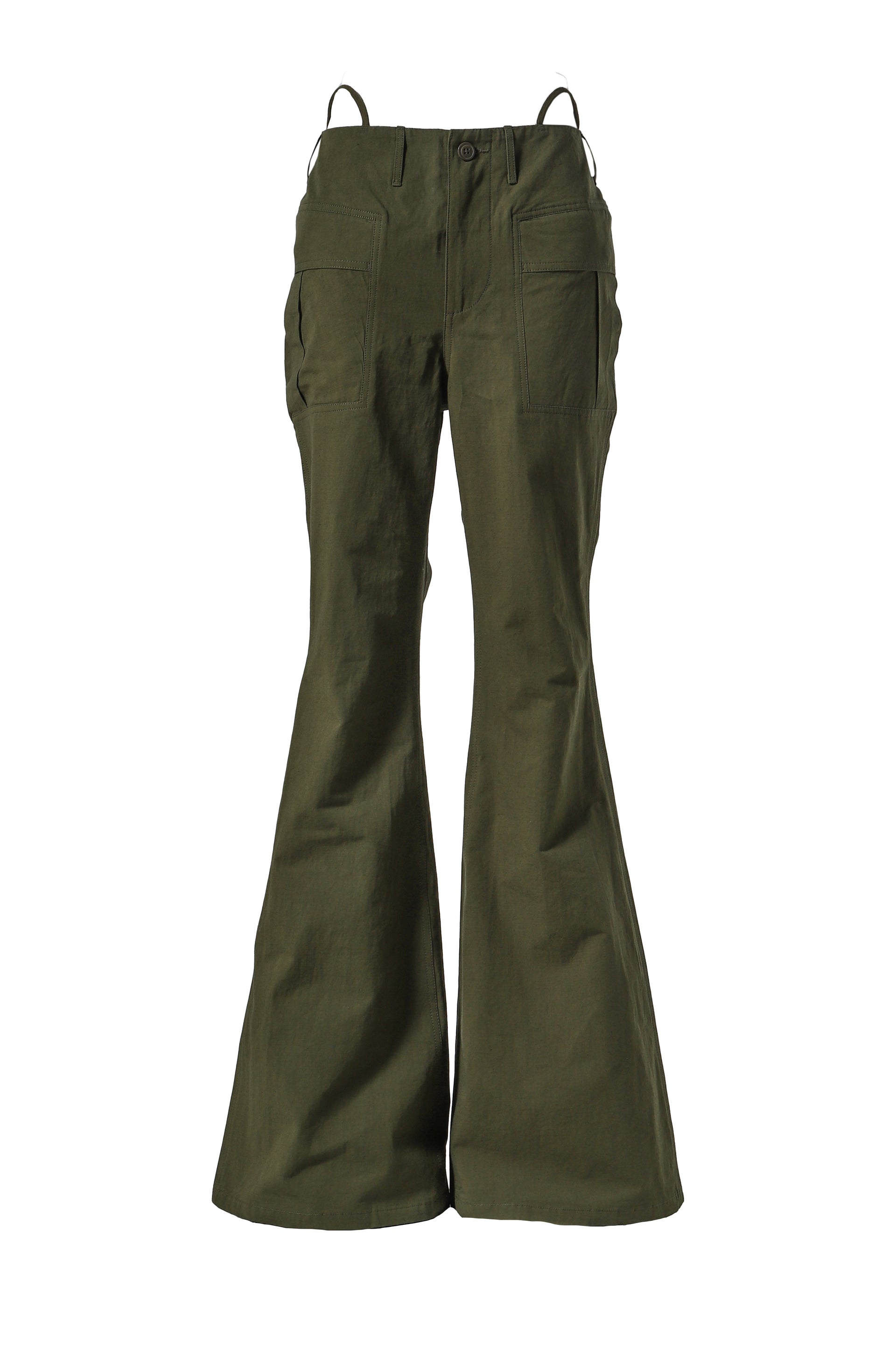 R13 FLARE LEG PANT / OLIVE