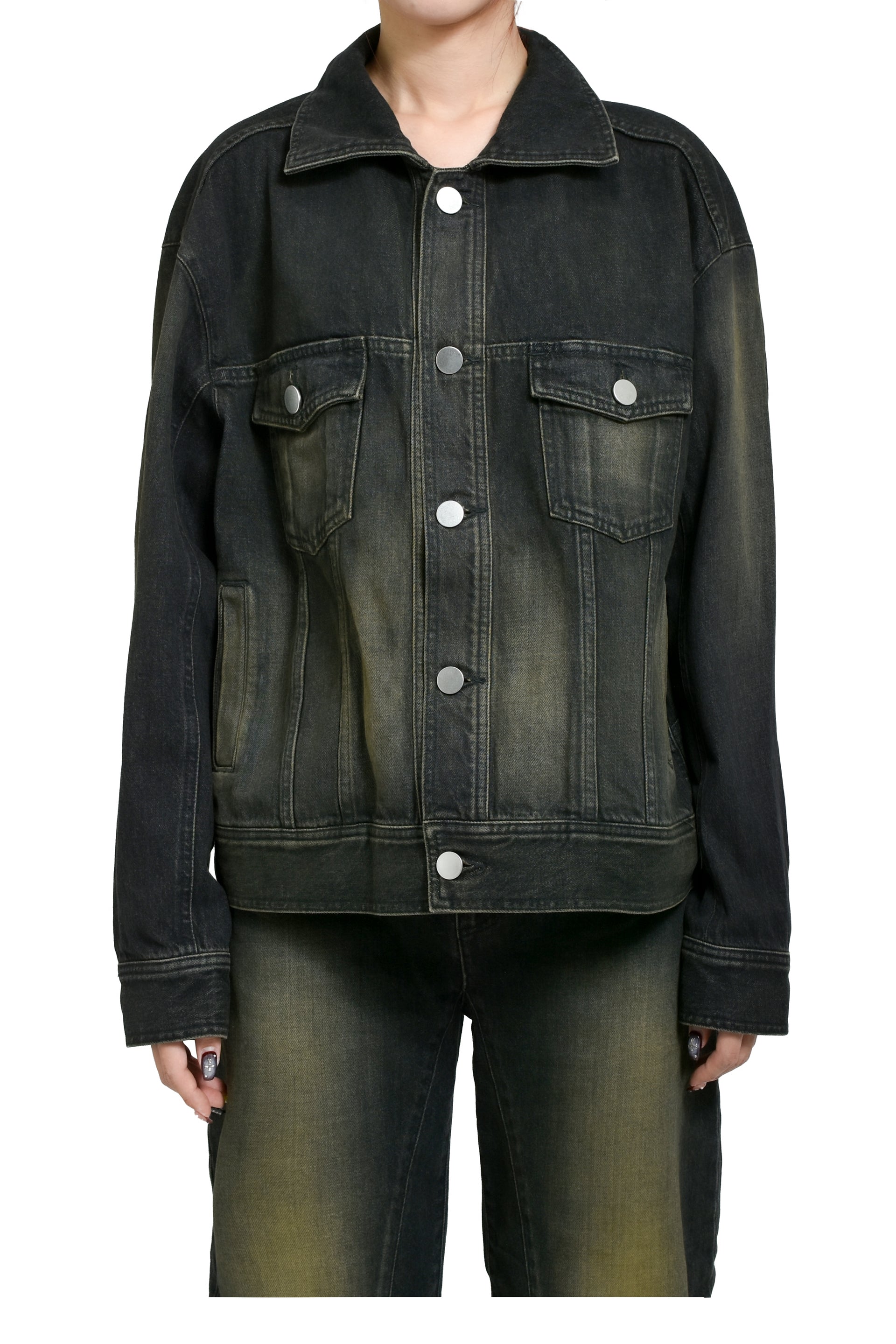 DENIM BLOUSON / BLK