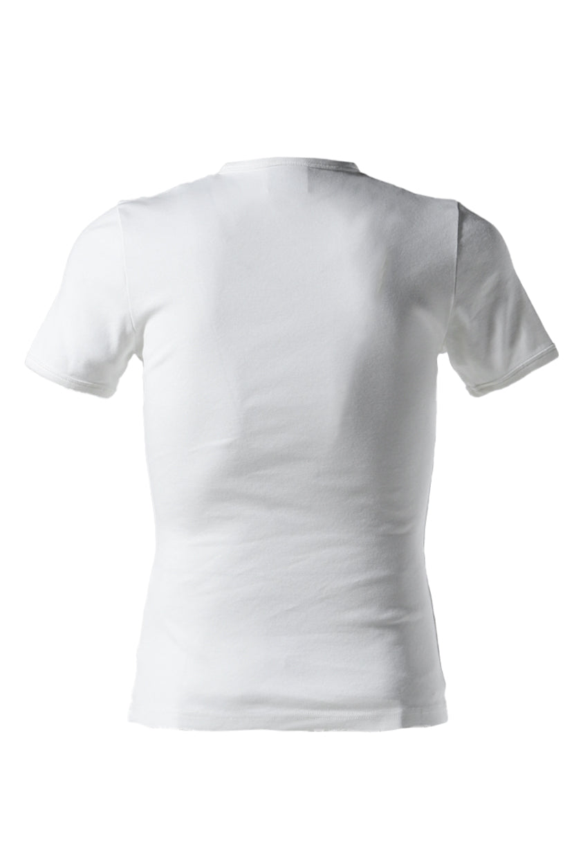 Courrèges SIGNATURE CONTRAST T-SHIRT / WHT