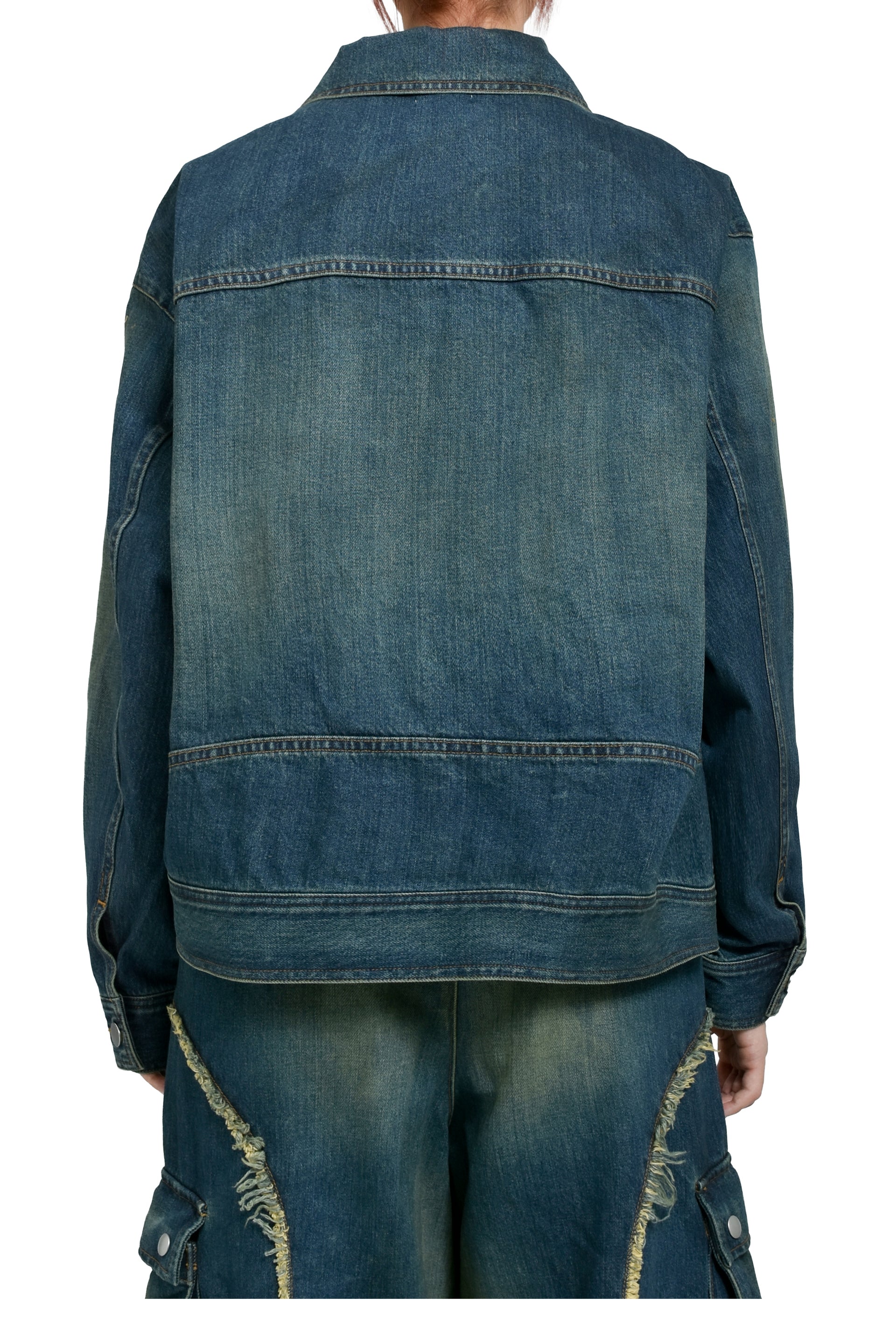 DENIM BLOUSON / BLUE