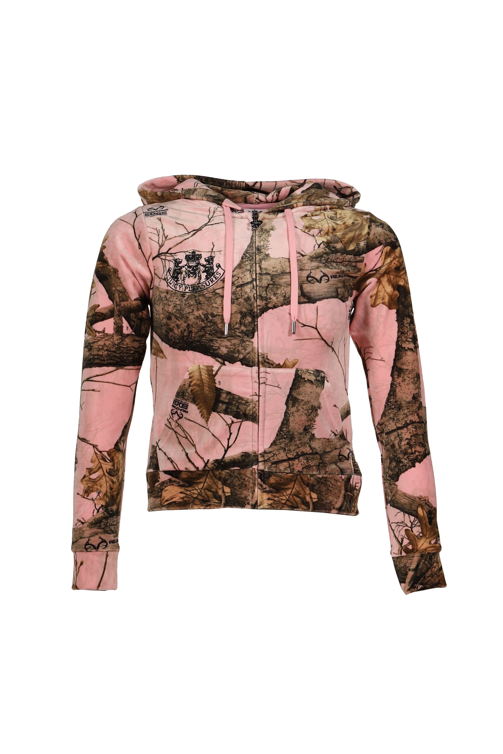 REALTREE VELOR ROBERTSON HOODIE (WOMEN'S) / PINK EDGE