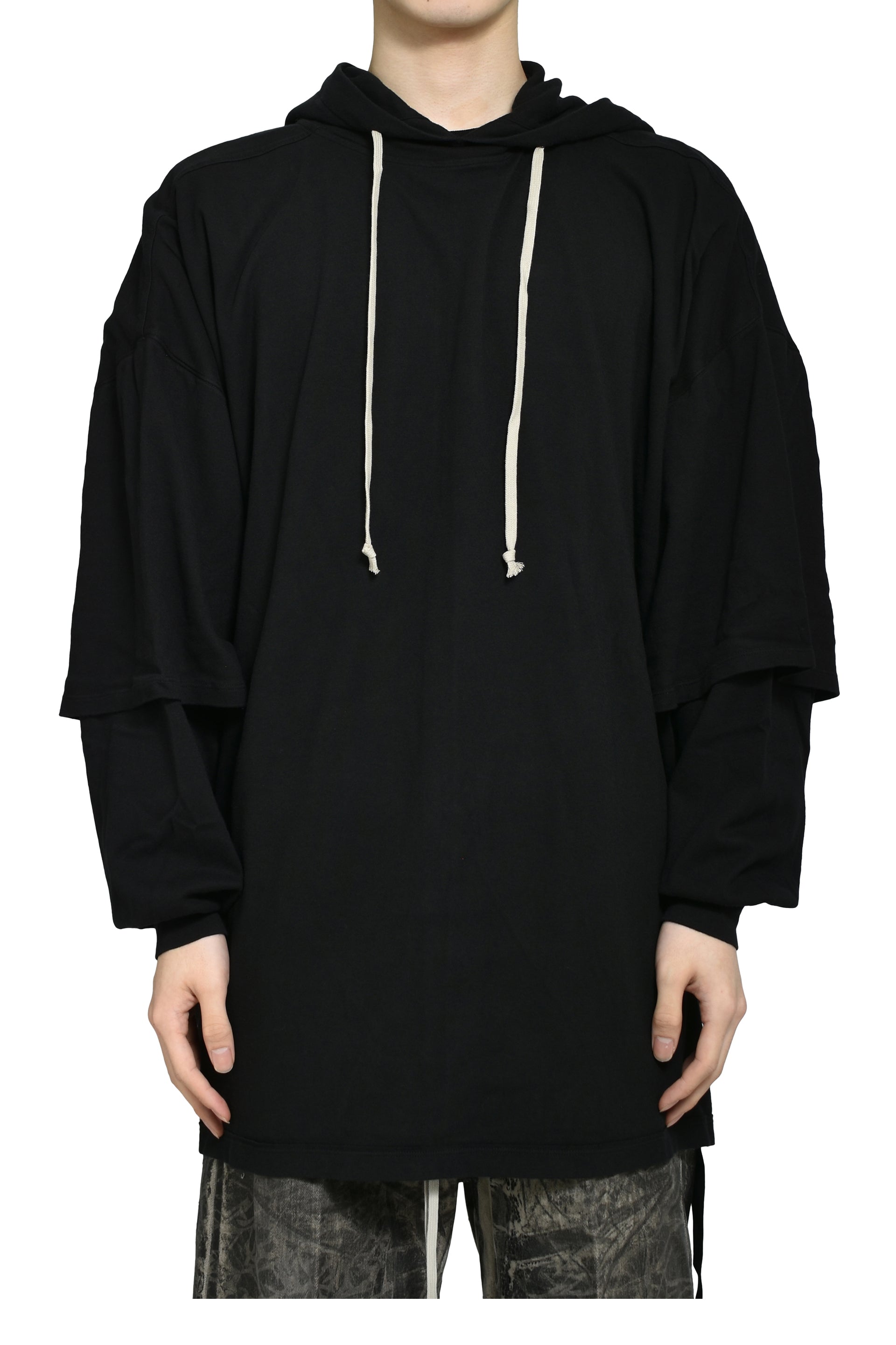 TOMMY HUSTLER HOODIE / BLK