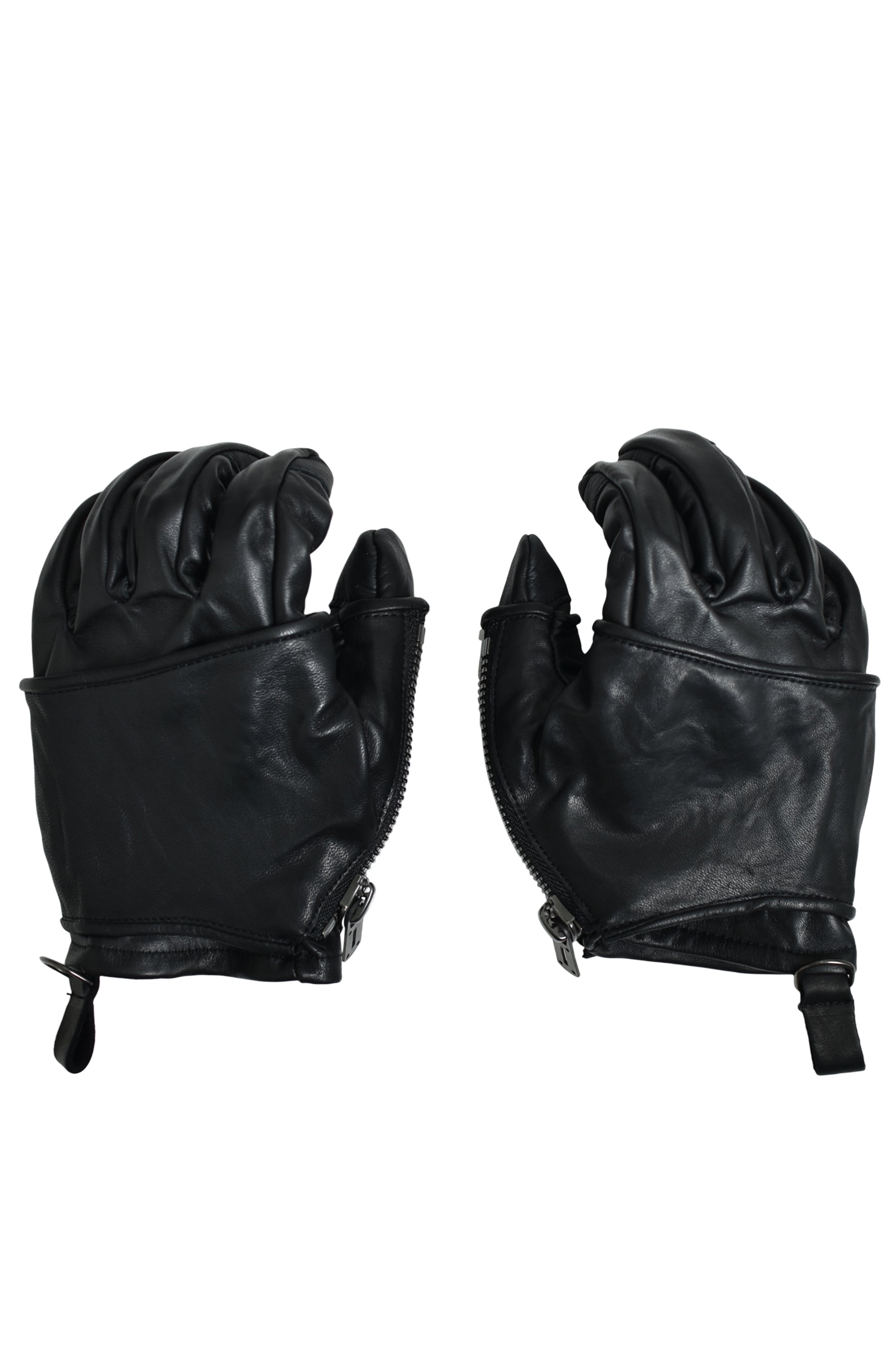 D.HYGEN ディーハイゲン FW25 HORSE LEATHER LAYRED GLOVE / BLK