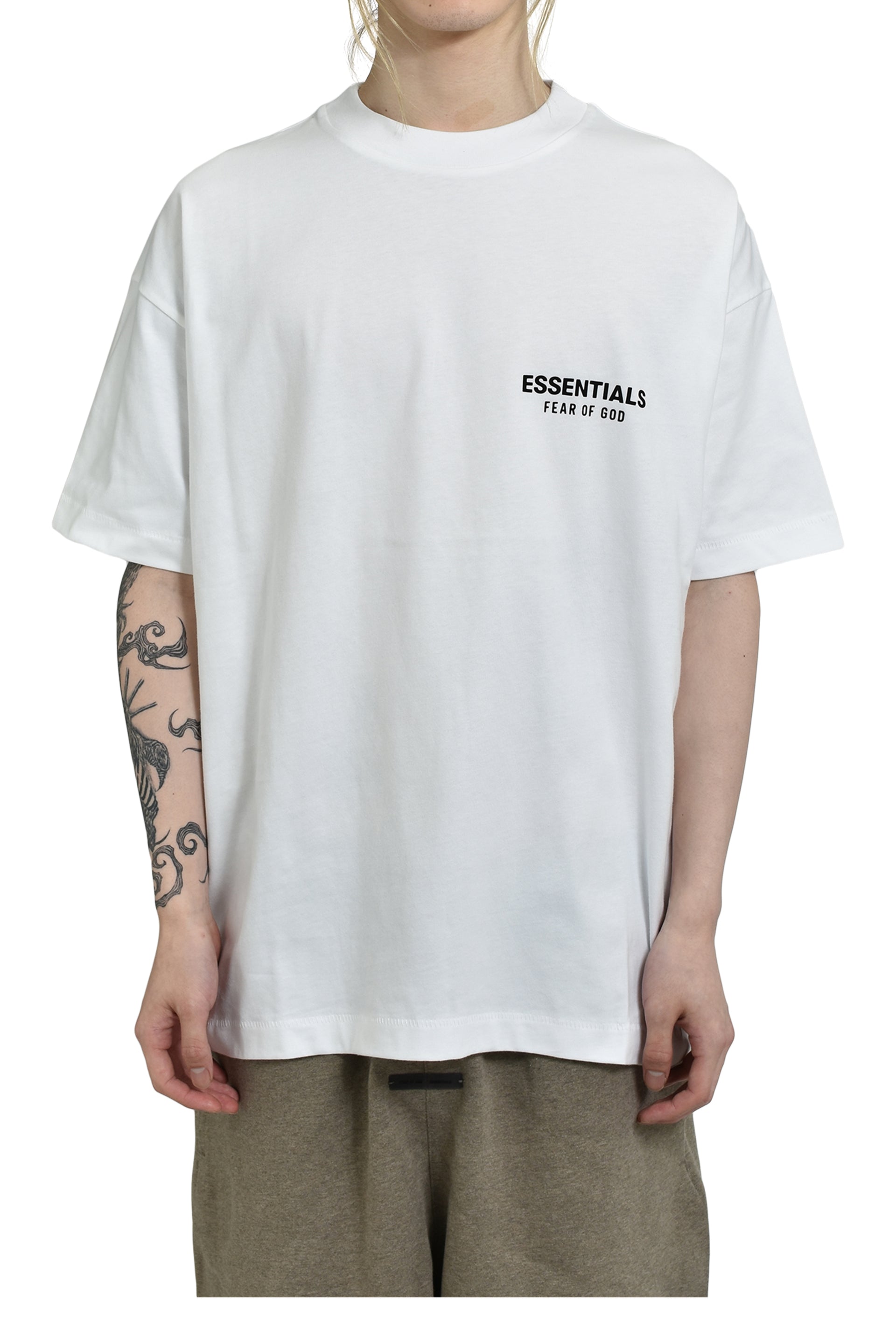 ESSENTIALS CLASSIC FIT T-SHIRT / BRIGHT WHT