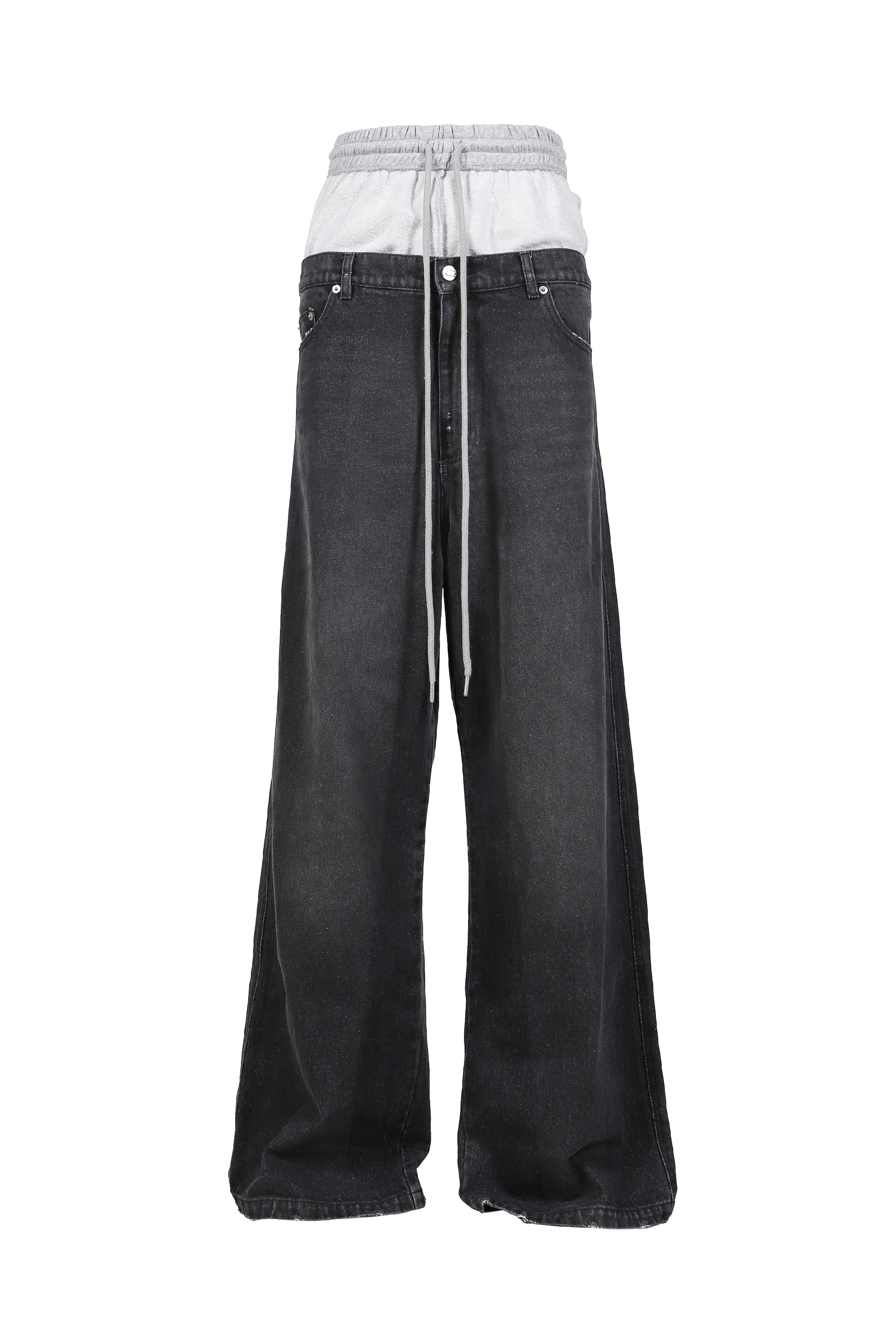 WIDE LEG JEANS / BLK