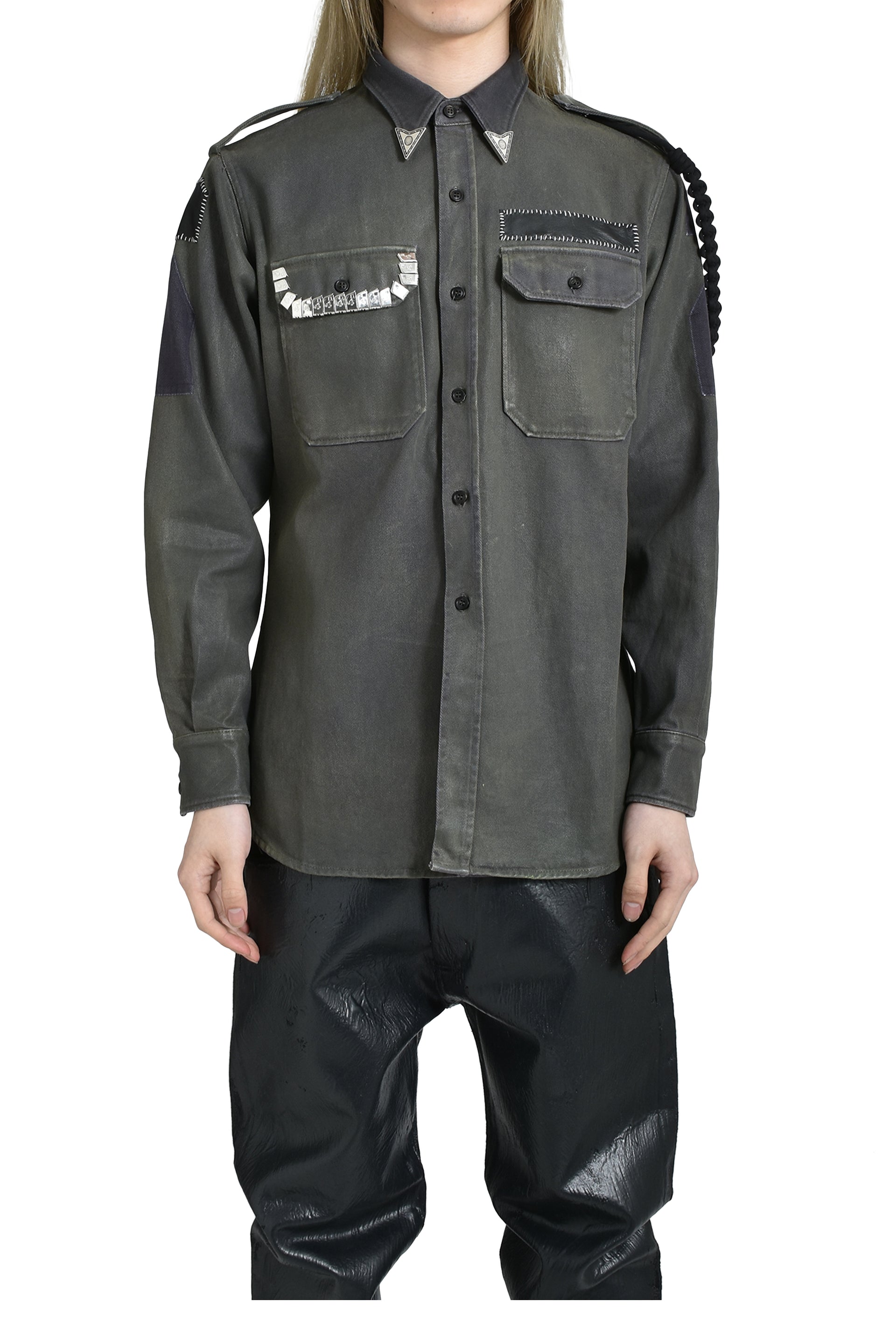 Marking Distance OFFICER SHIRT / DIRT BLK