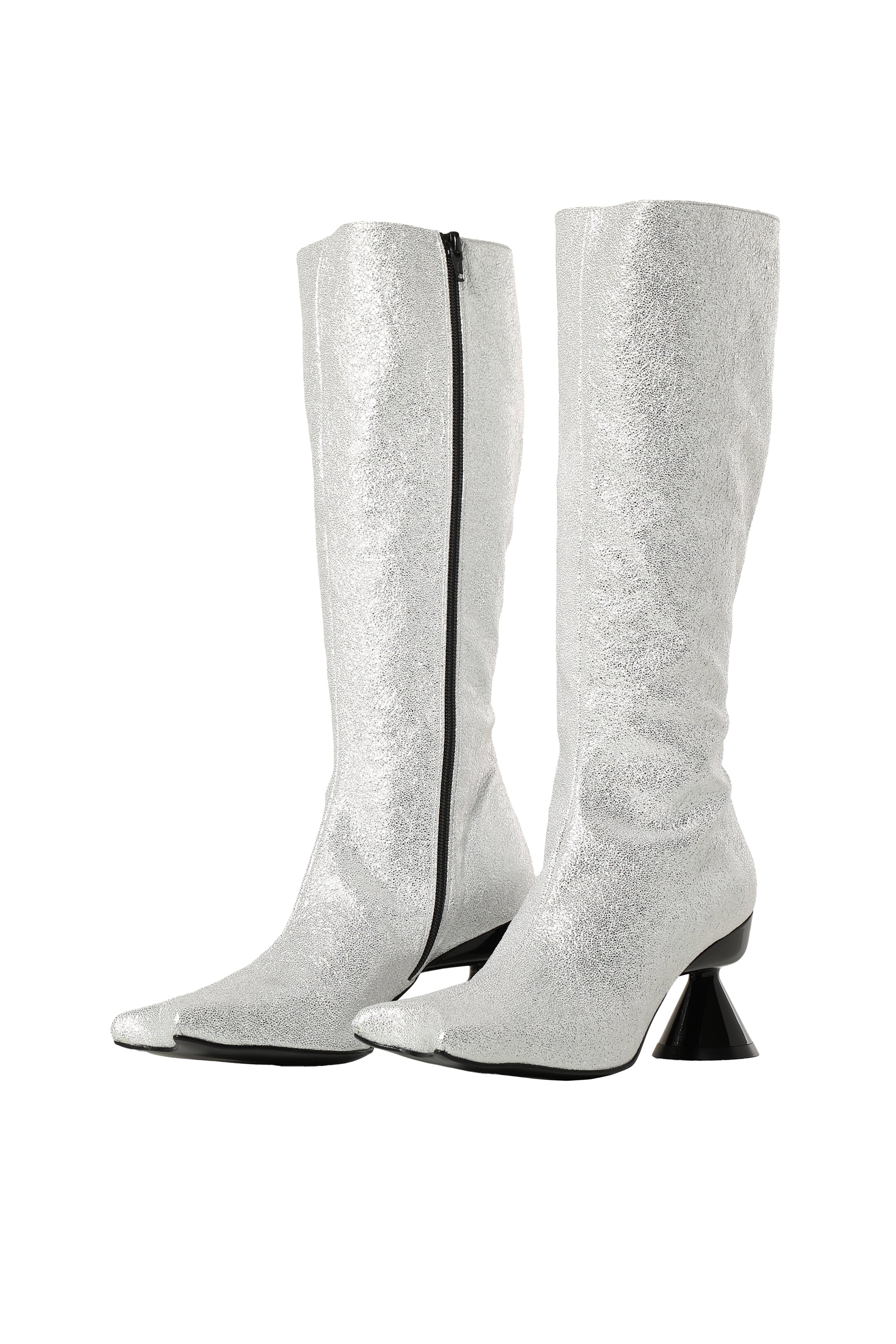 PAULA CANOVAS DEL VAS FW23 DIABLO BOOTS / SIL -NUBIAN