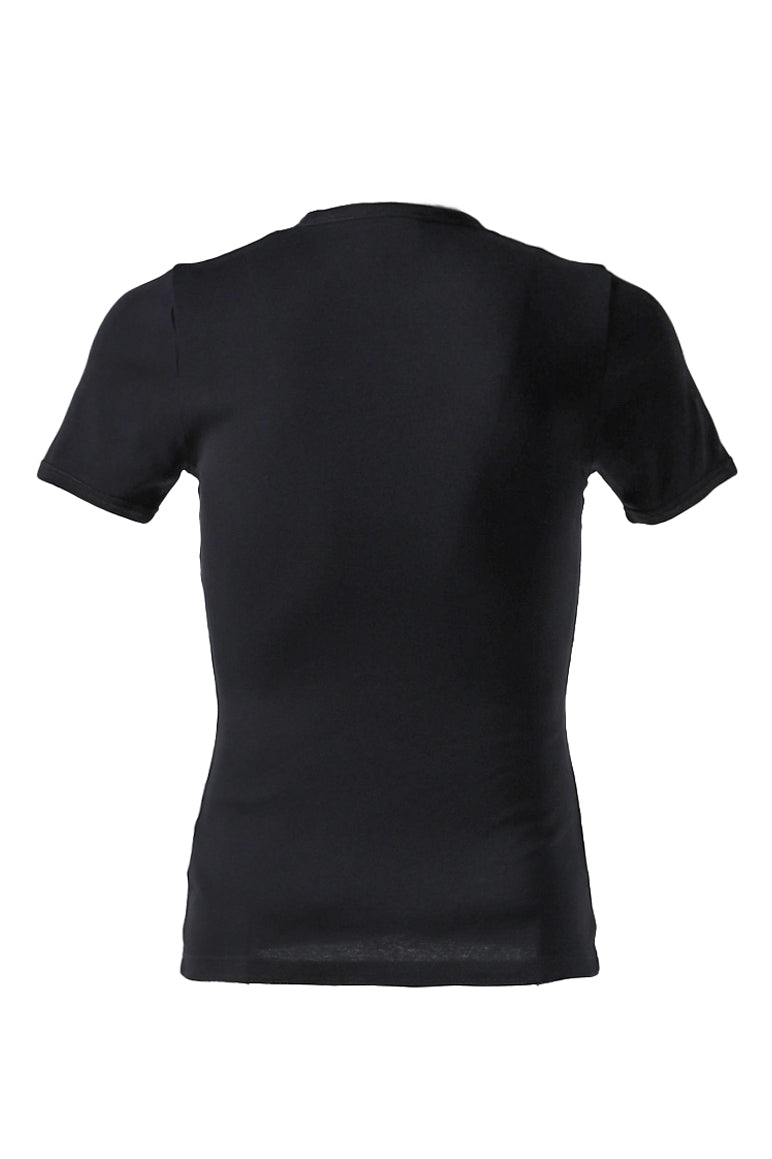 Courrèges SIGNATURE CONTRAST T-SHIRT / BLK