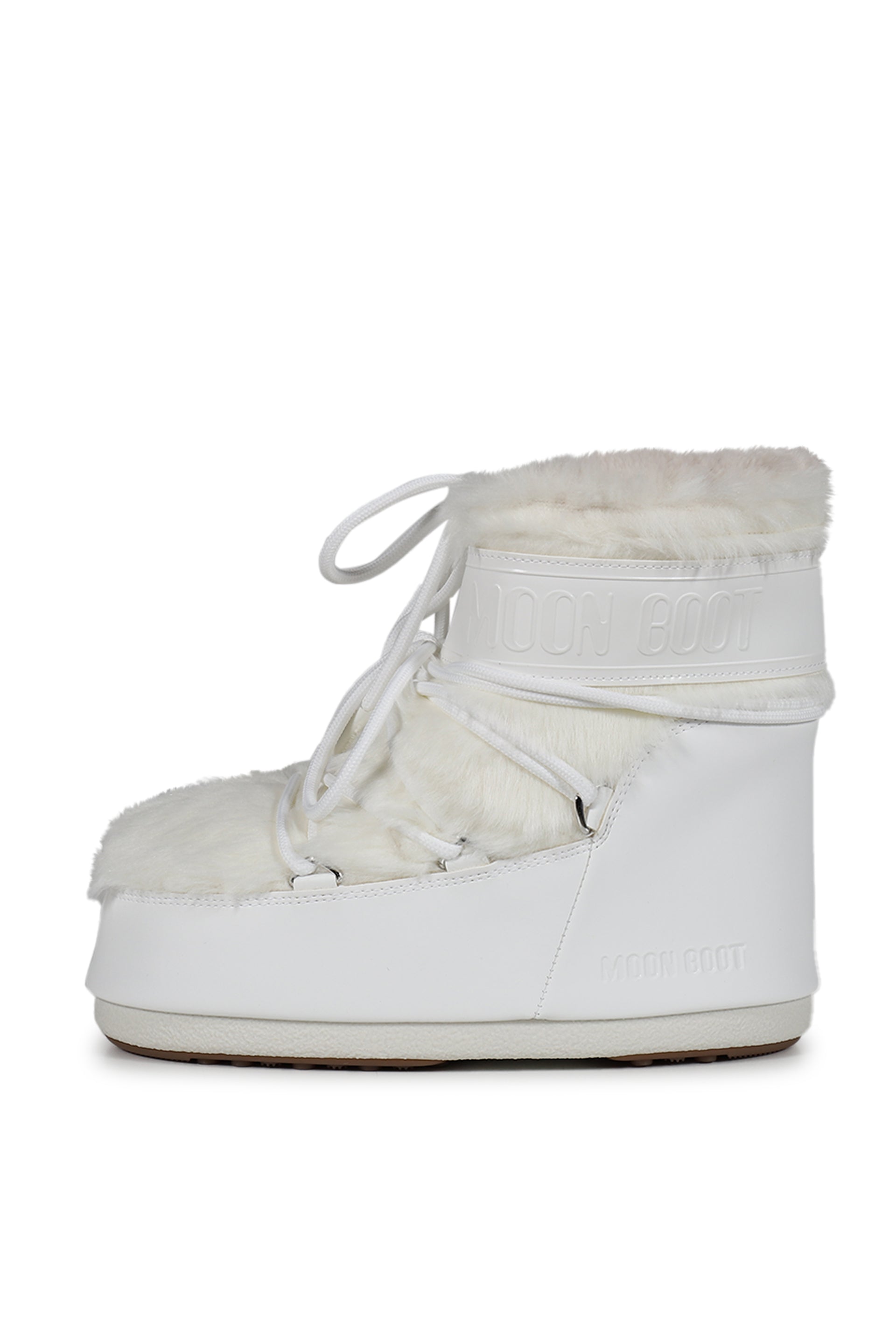 MB ICON LOW FAUX FUR / OPTICAL WHT