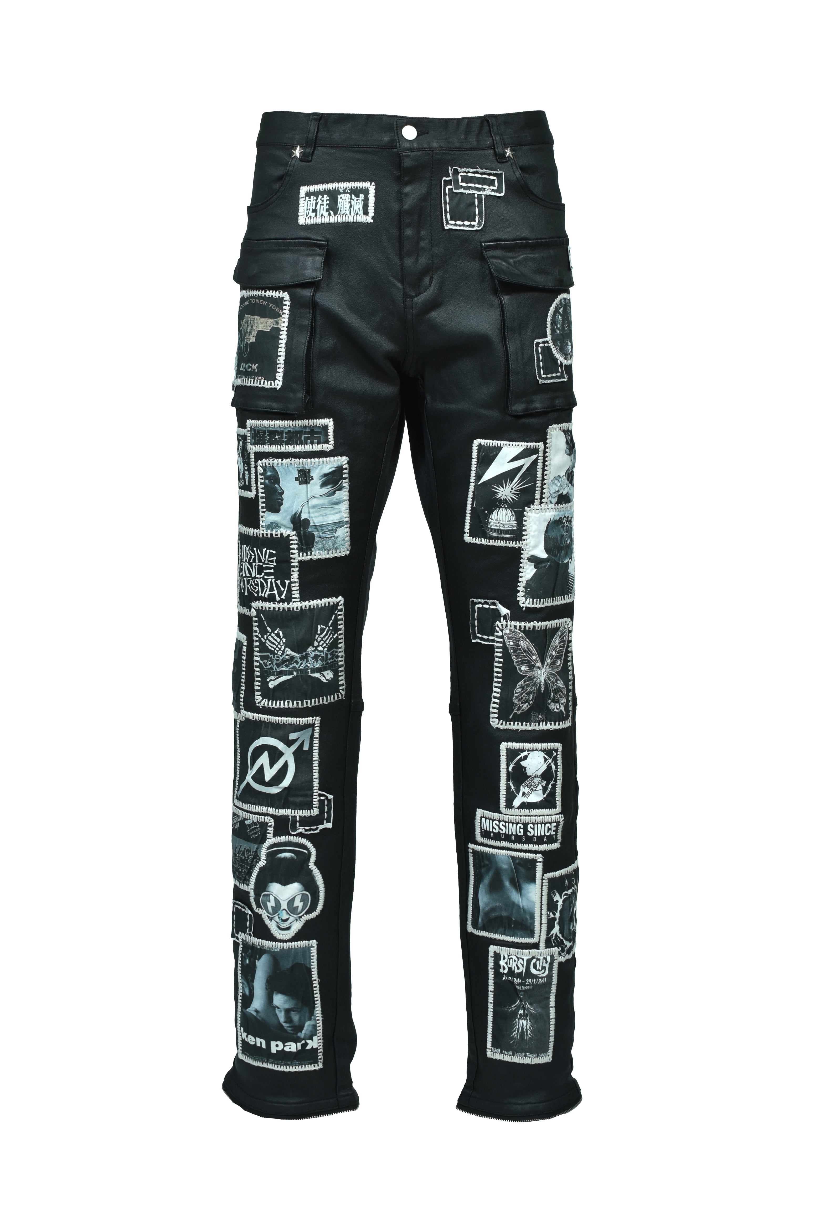 MISSING SINCE THURSDAY FW25 MONOCHROME DENIM / BLK - NUBIAN