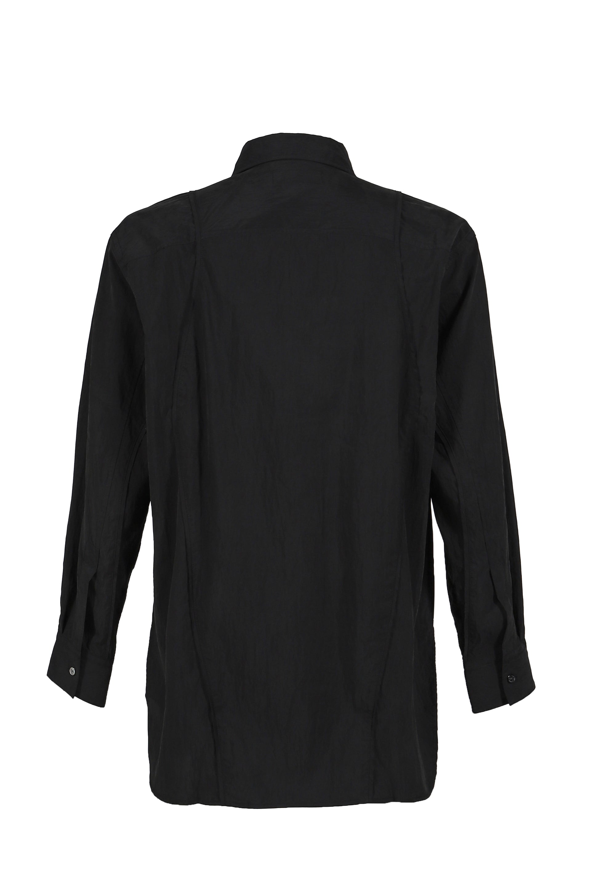 SPLIT CUT SHIRT / BLK