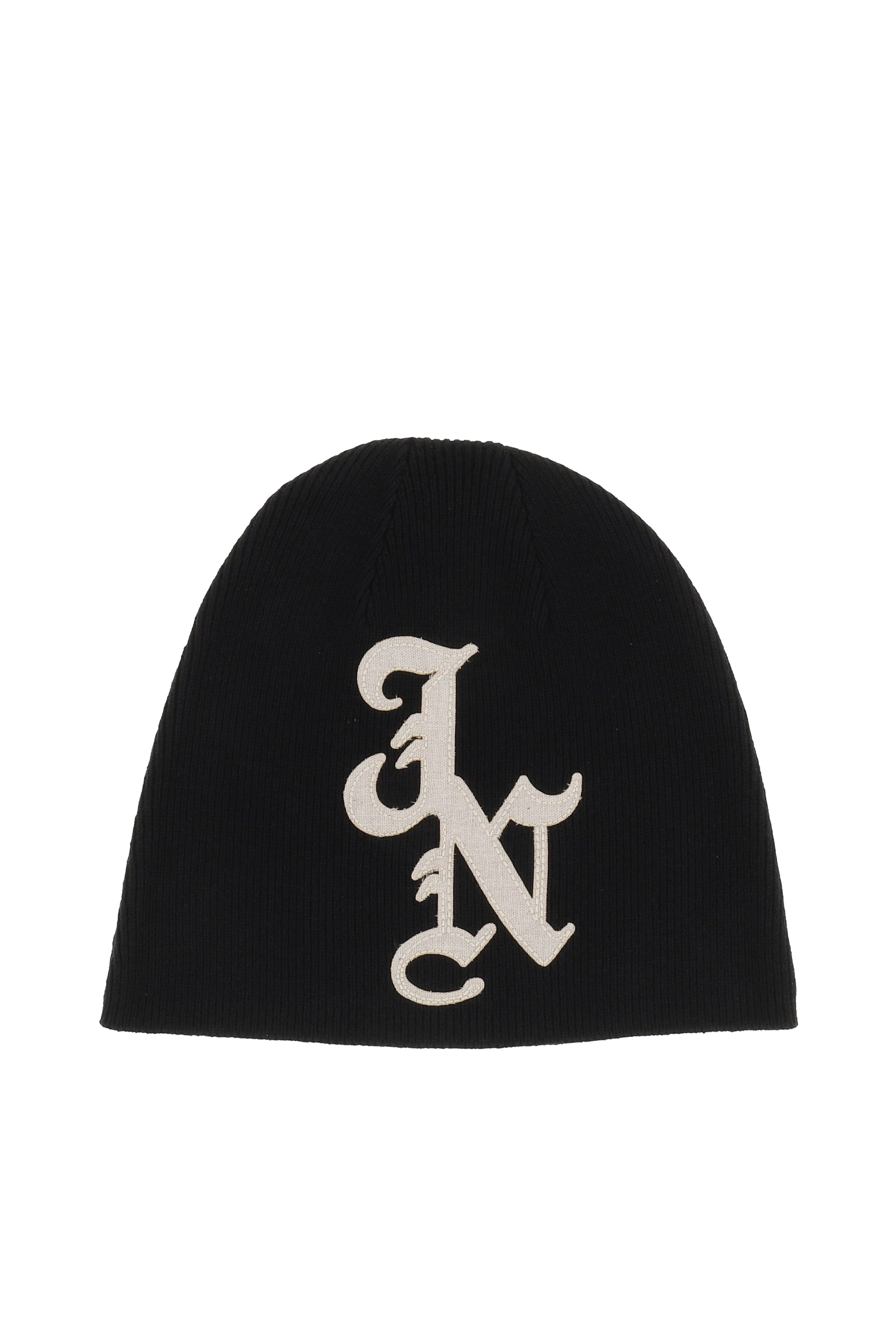 JUN/NAKAYAMA ジュンナカヤマ SS26 JN PATCH BEANIE / BLK - NUBIAN