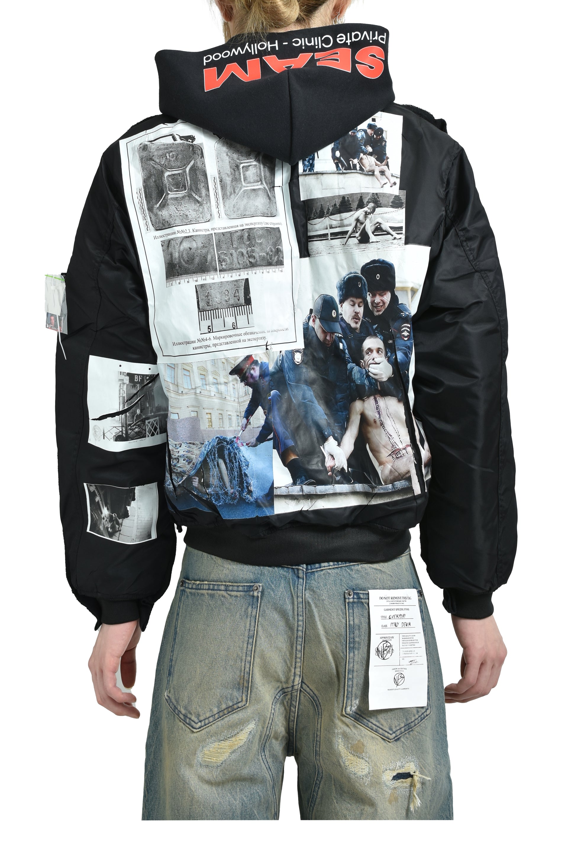 PAVLENSKY RETROSPECTIVE - BOMBER JACKET / BLK