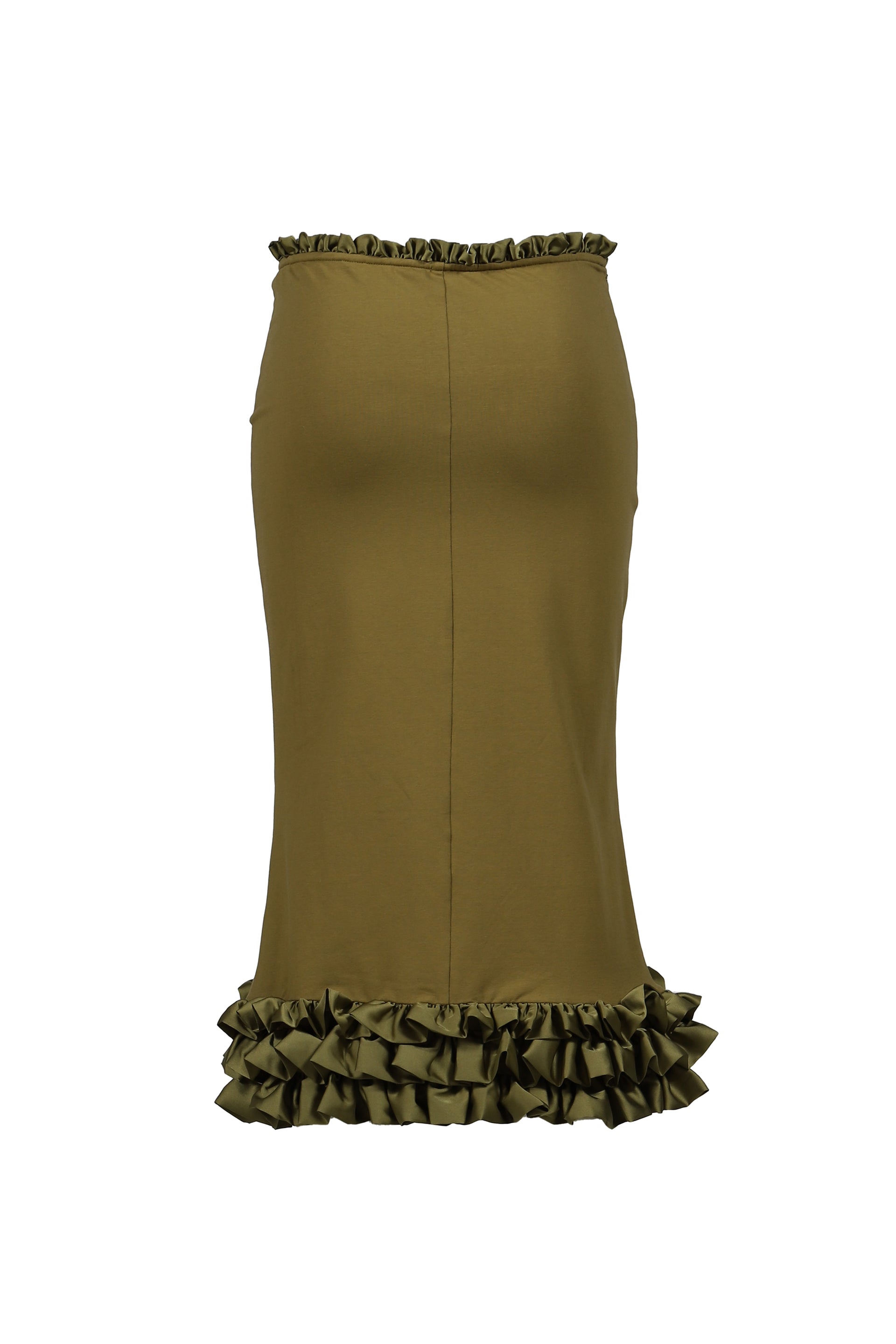 GREEN GEMSTONE POODLE MERMAID SKIRT / GRN