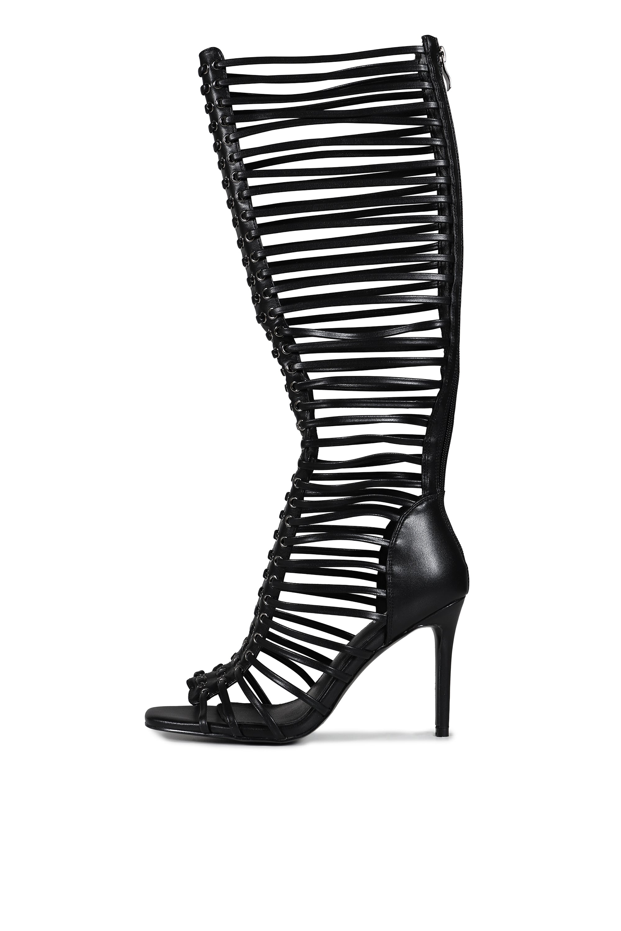 LOCK UP HEELS IN BLACK / BLK