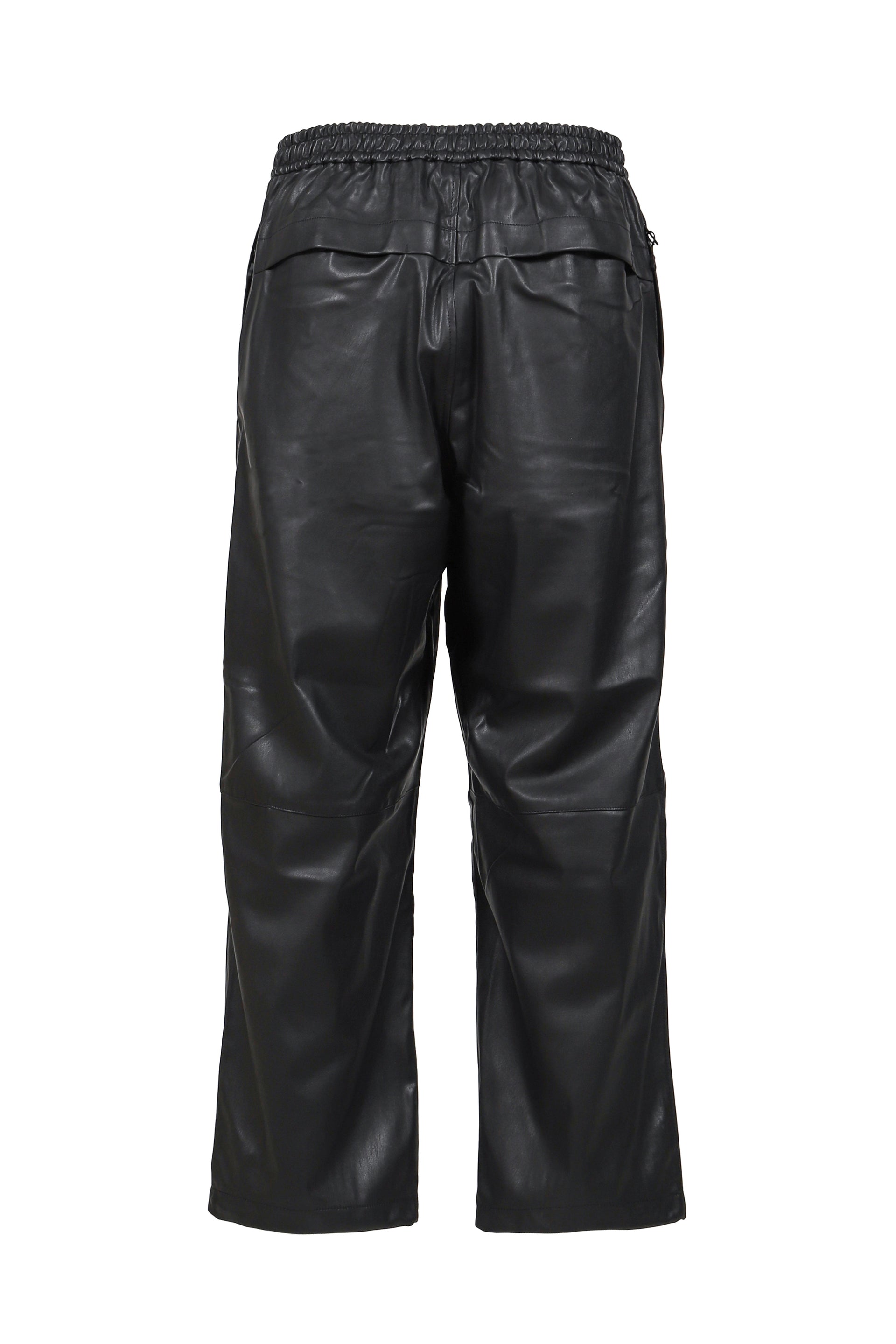 TECH SYNTHETIC SKIN WINDBREAKER PANTS / BLK