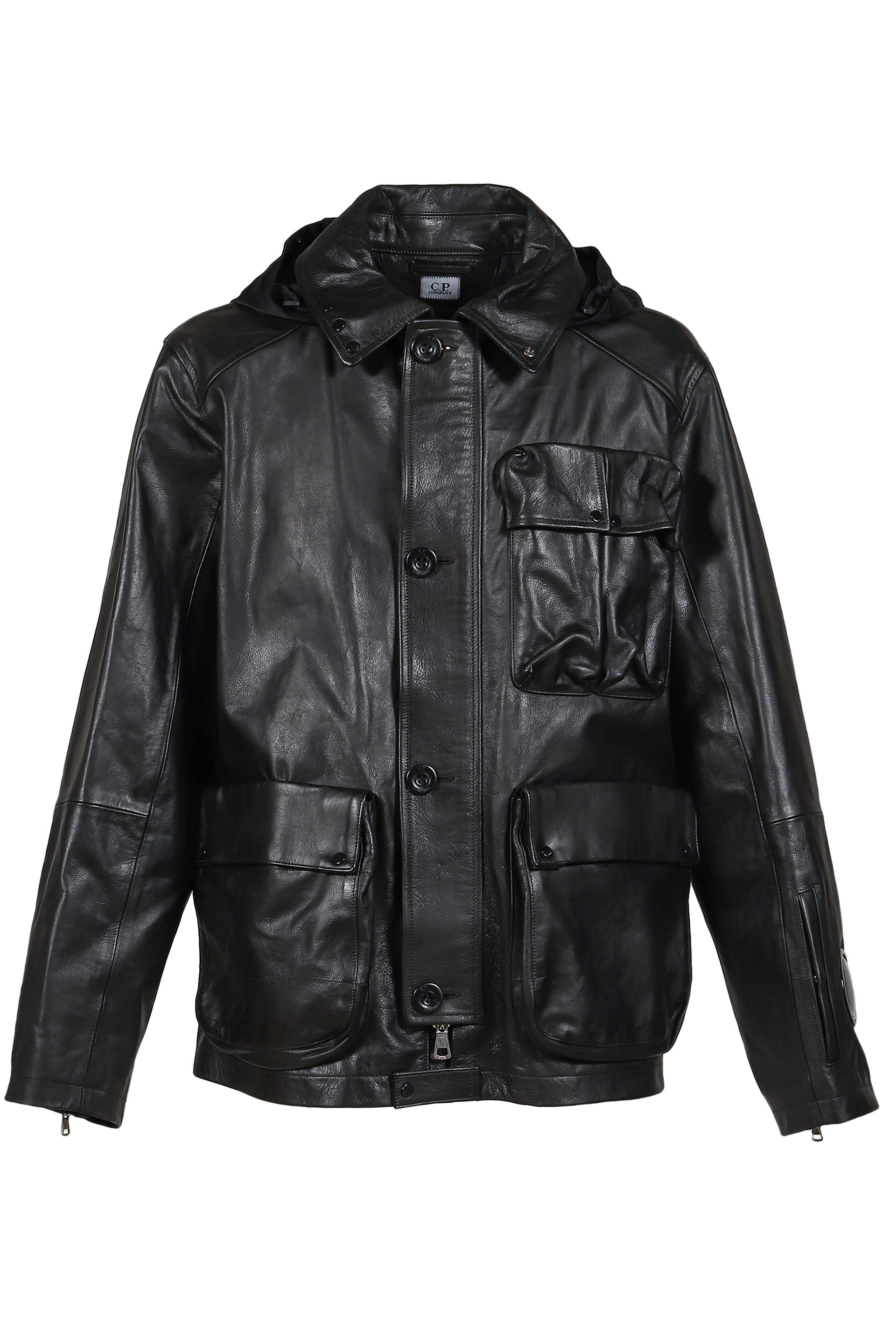 MEDIUM JACKET IN LEATHER / BLK