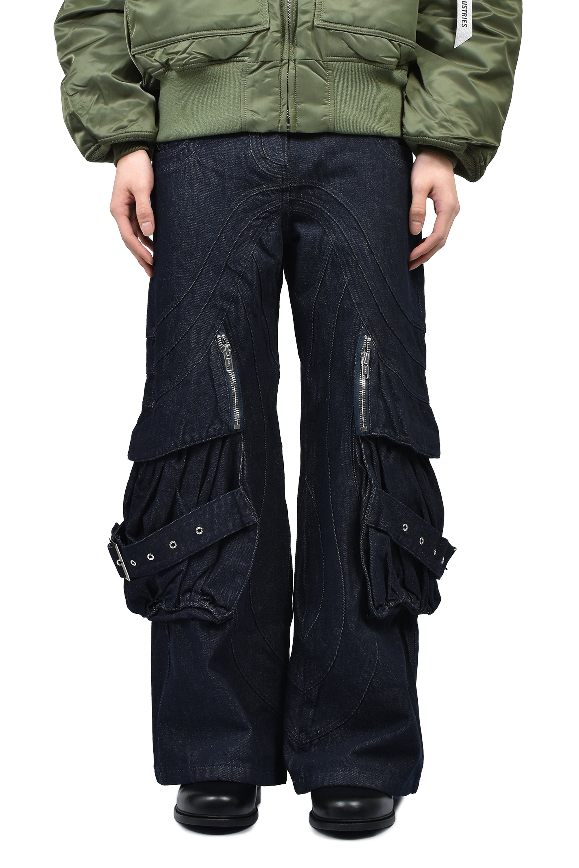NO/FAITH STUDIOS CARGO DENIM PANTS mサイズ 0207-1_5ef7bc0b-9597-4a4b-b69a