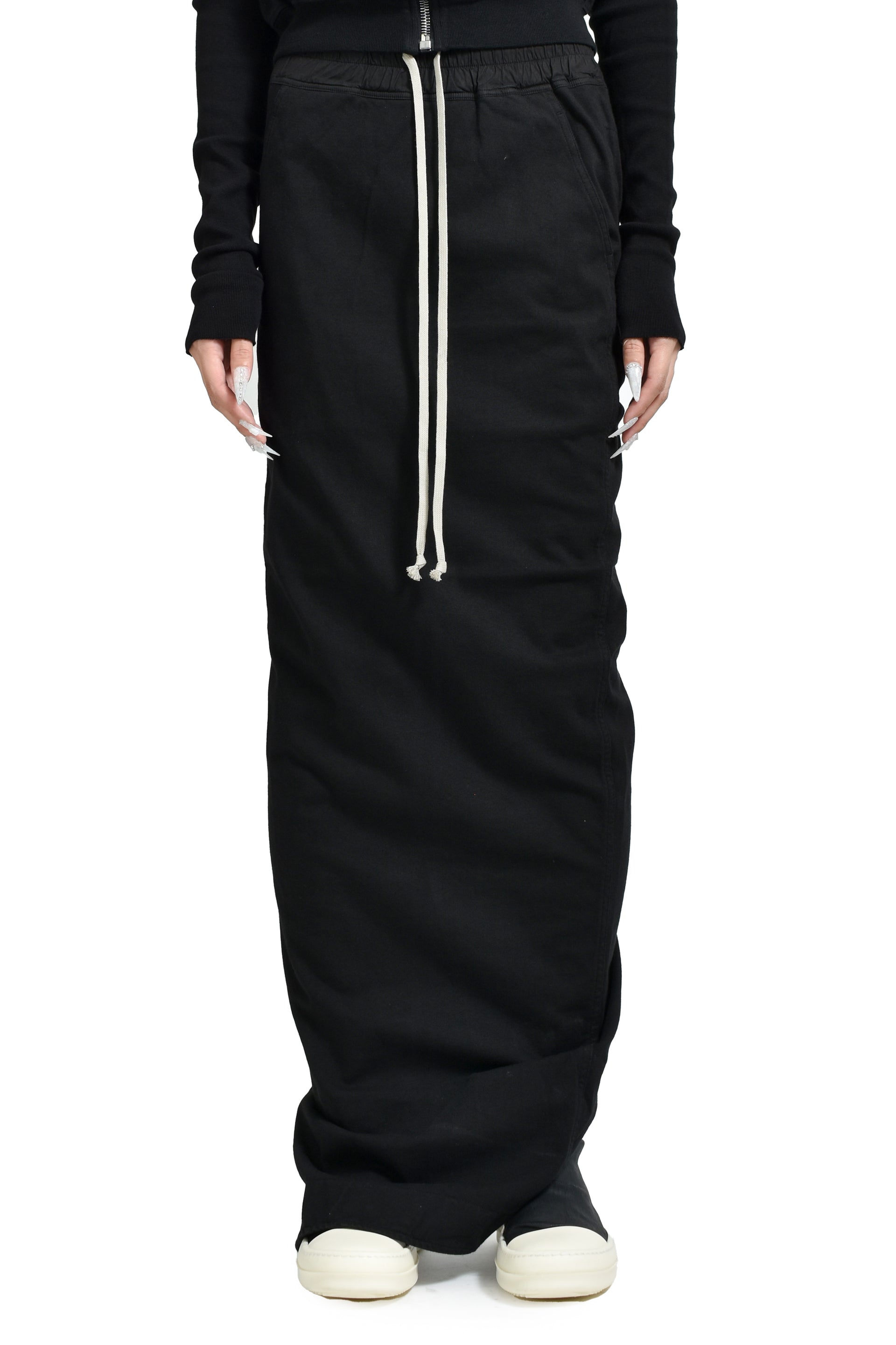 PULL ON PILLAR SKIRT / BLACK