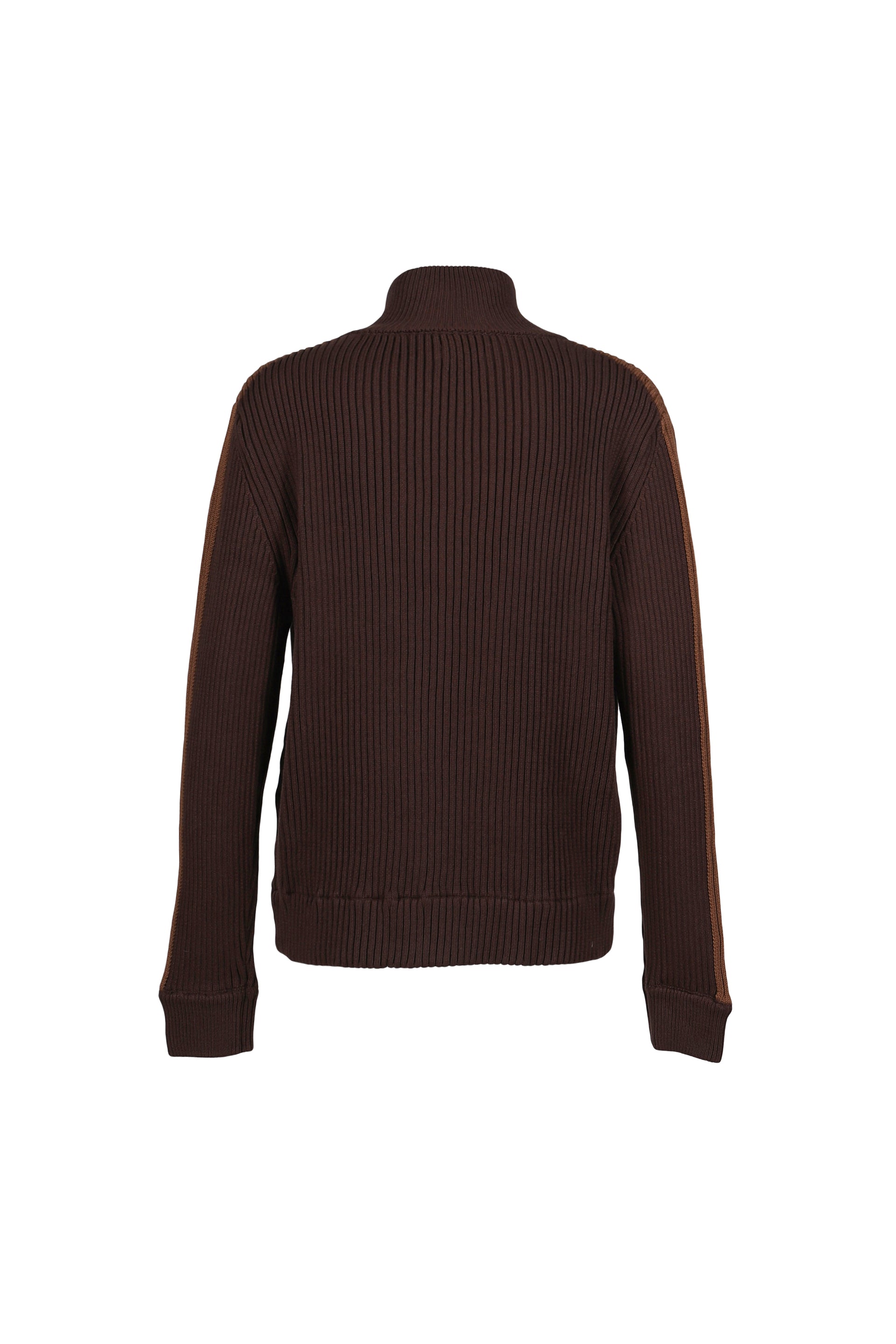 DOUBLE ZIP KNIT / BRW