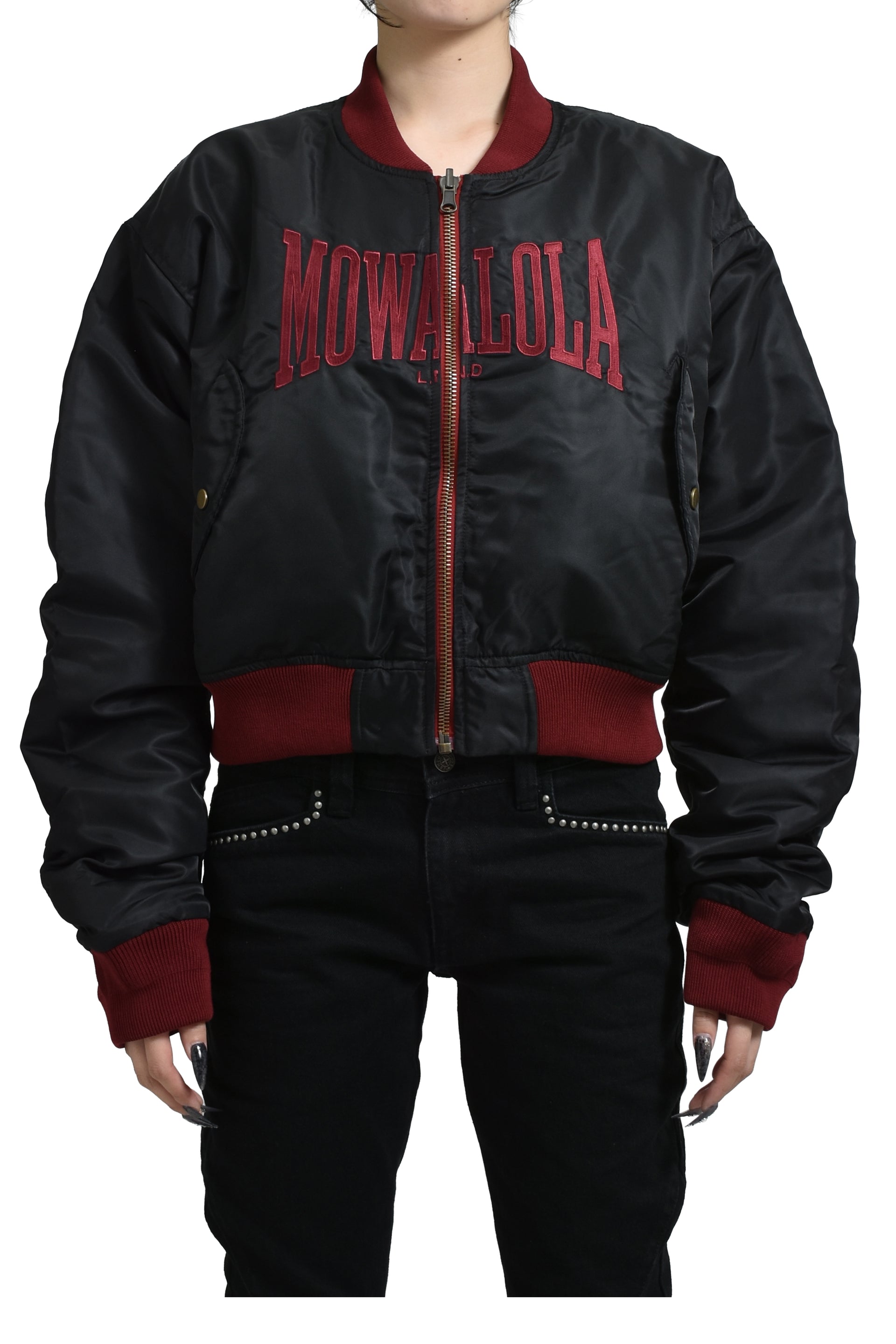 TYSON BOMBER JACKET / BLK/RED