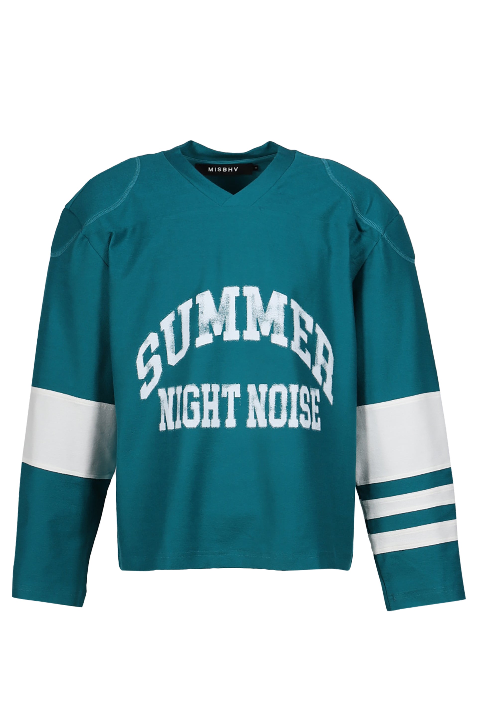 MISBHV SUMMER NIGHT NOISE HOCKEY LONGSLEEVE / TEAL