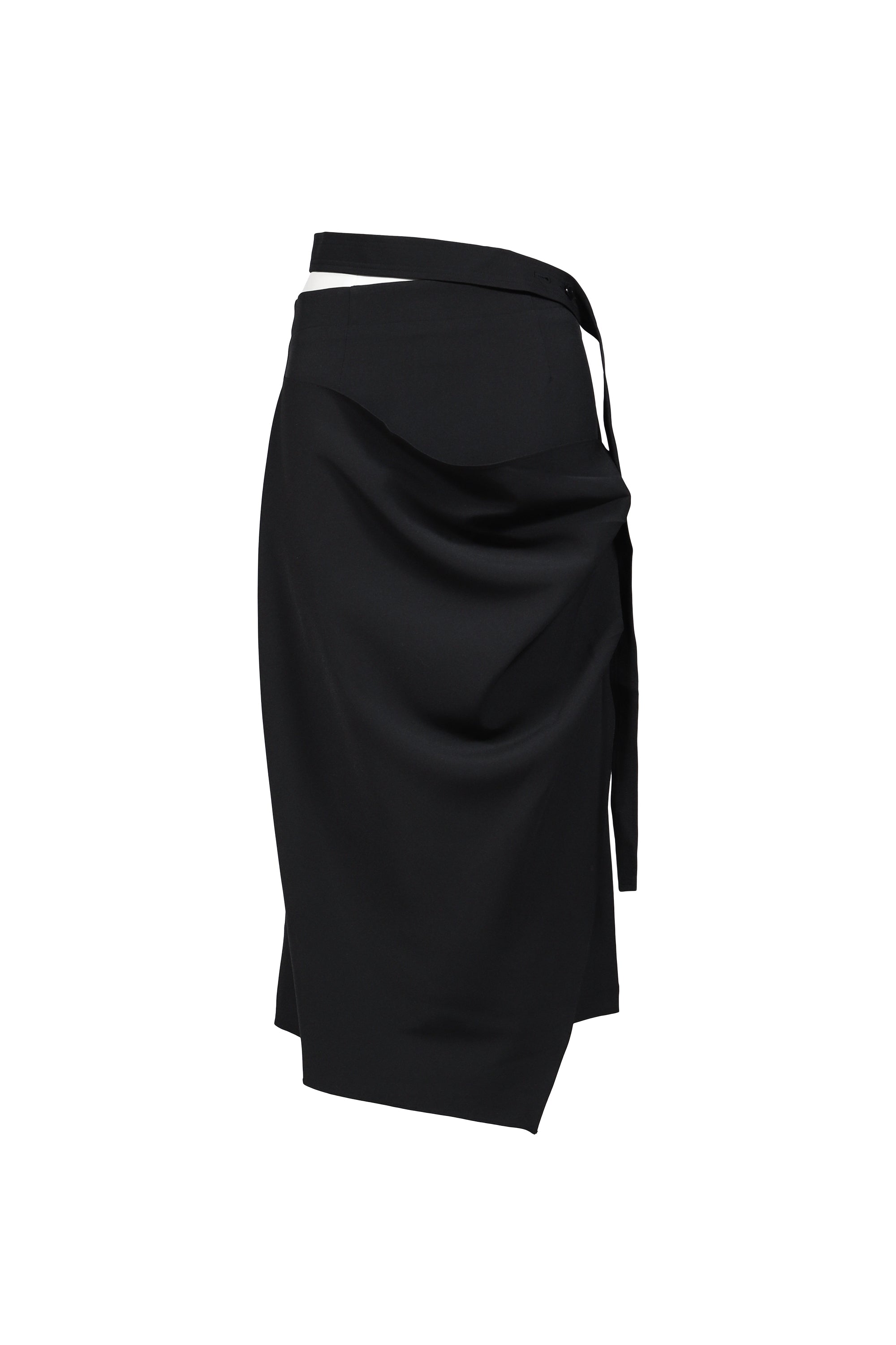 BOHEMSEO ボヘムソ SS26 SLIP DOWN SKIRT / BLK - NUBIAN ヌビアン