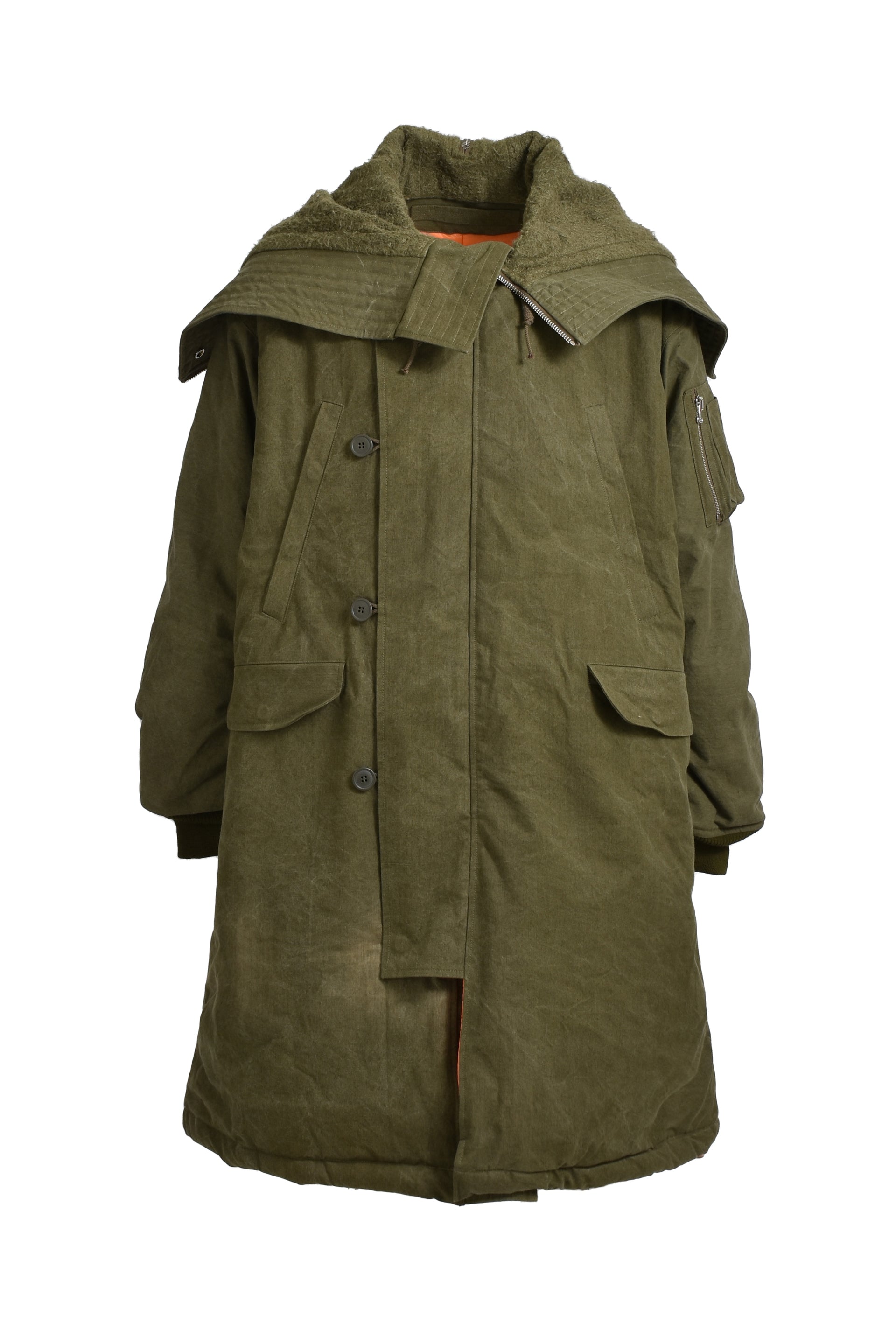 READYMADE HOODED DOWN COAT KHA